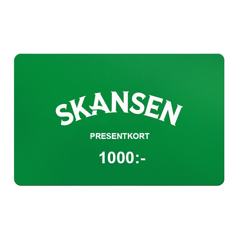 Presentkort 1000 kr