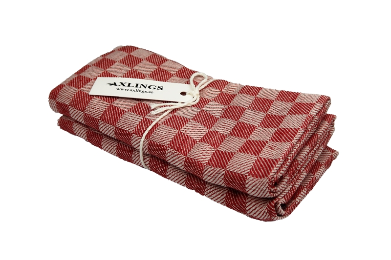 Axlings Handduk Röd 2-pack