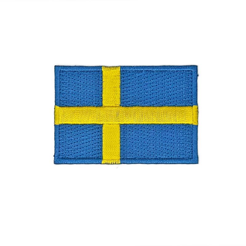 Tygmärke Flagga broderad