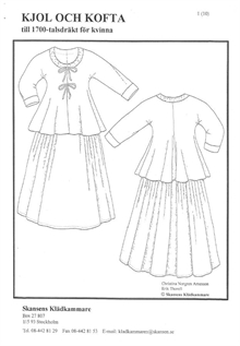 somnadsbeskrivning-kjol-och-kofta-1700-tal