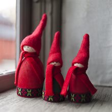 Tomte Björn Röd 13 cm