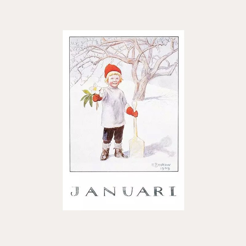 Monthly Card Beskow January