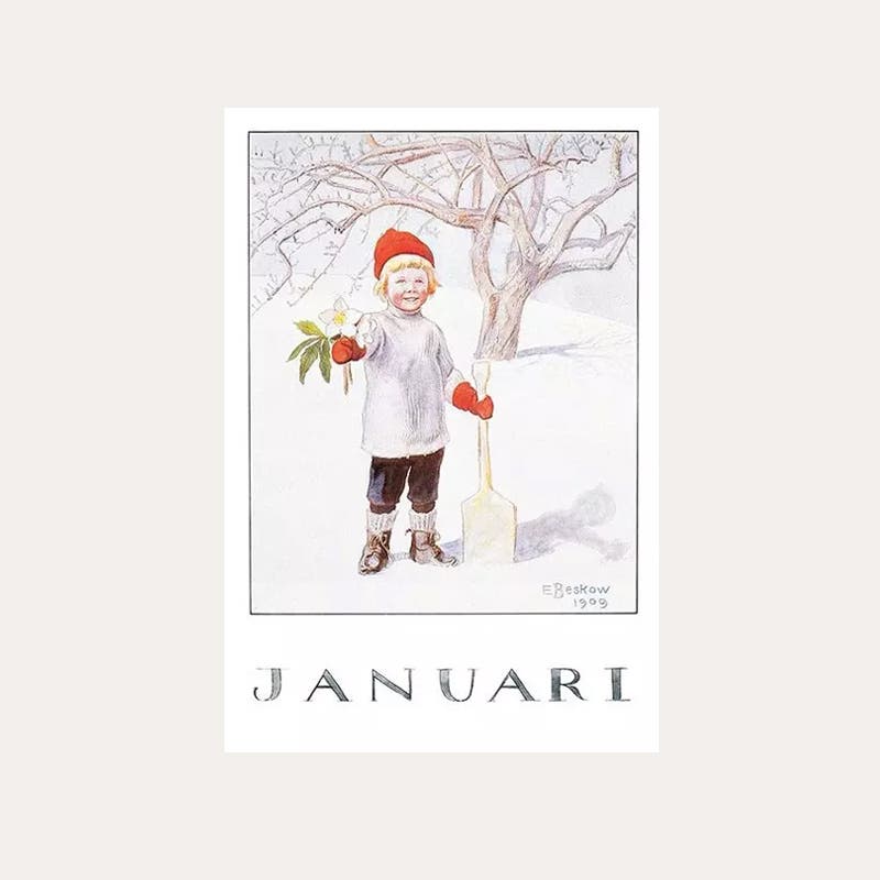 Monthly Card Beskow January