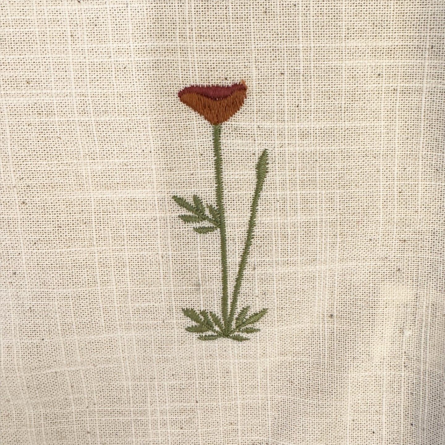 Tygservett Vallmo 45x45 cm i bomull