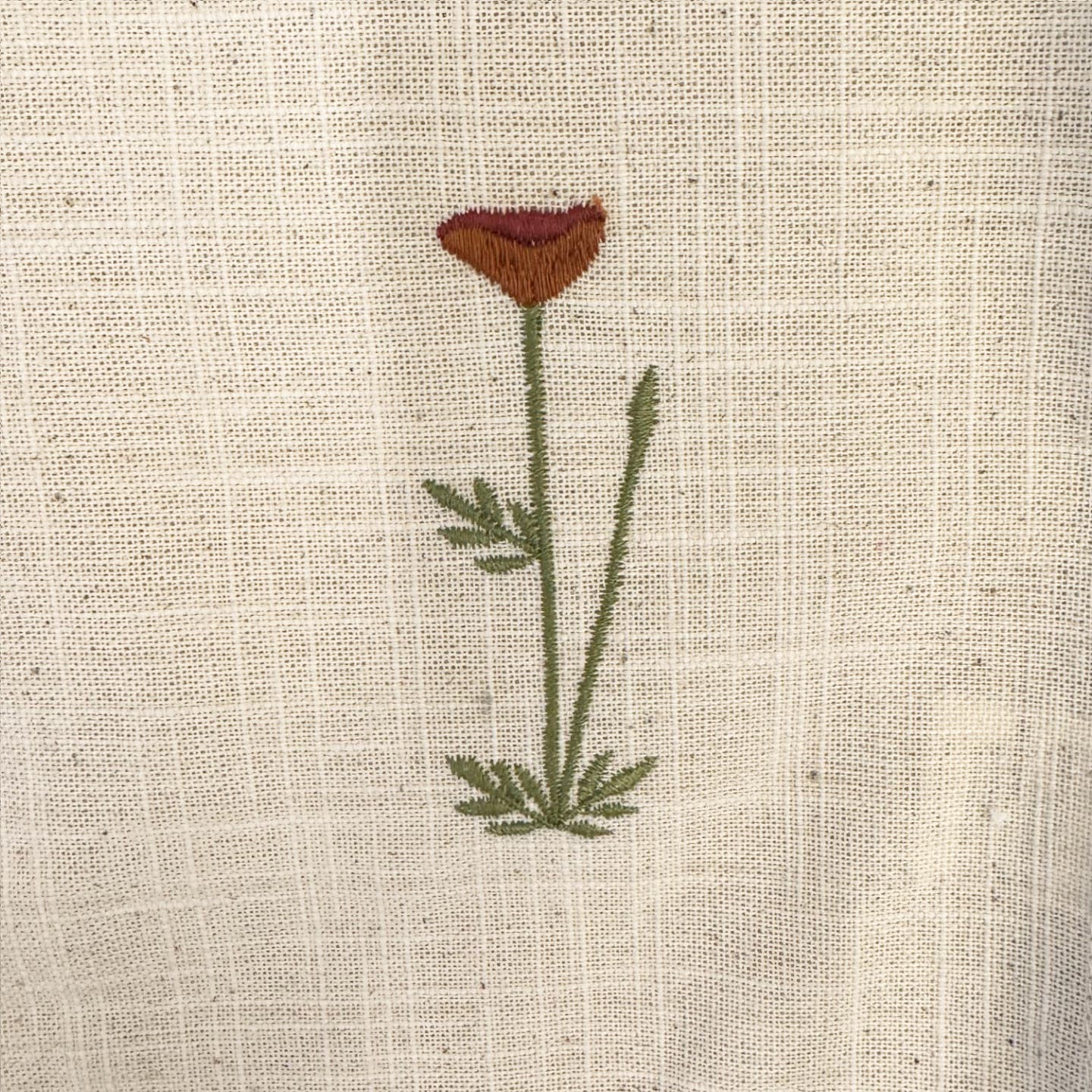 Tygservett Vallmo 45x45 cm i bomull