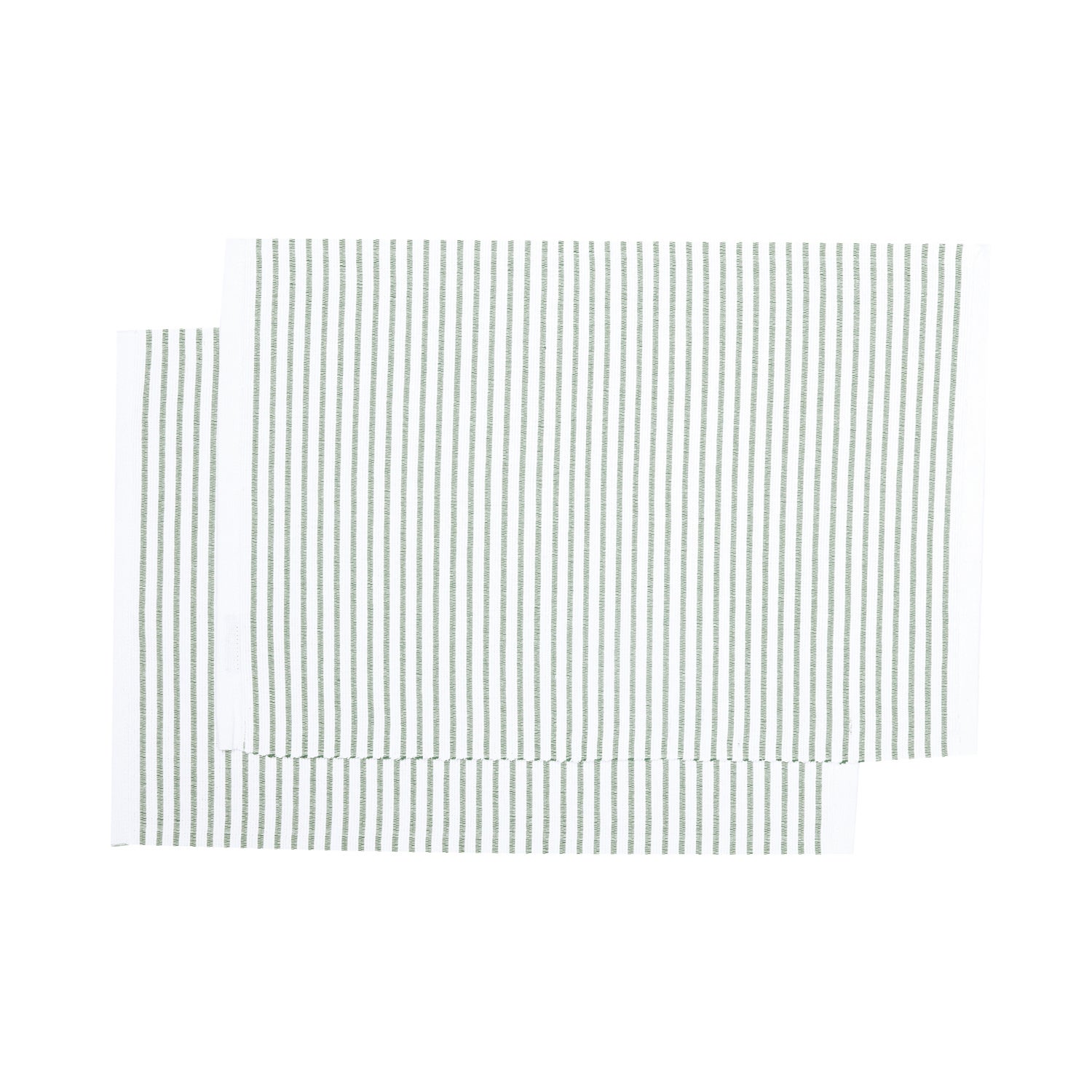 Bordstablett Tyra grön/vit 2-pack 33x45 cm