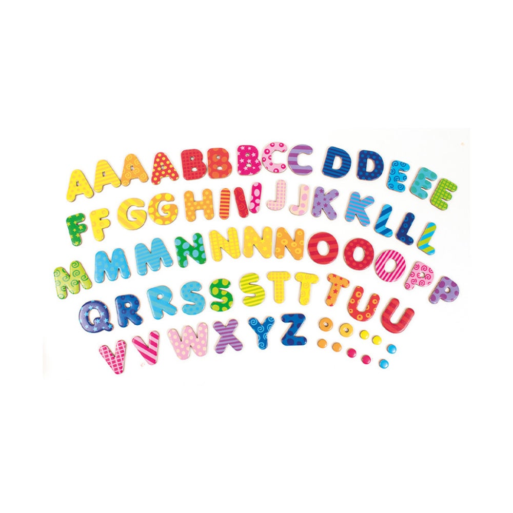 Magnetic Letters, 60 pcs