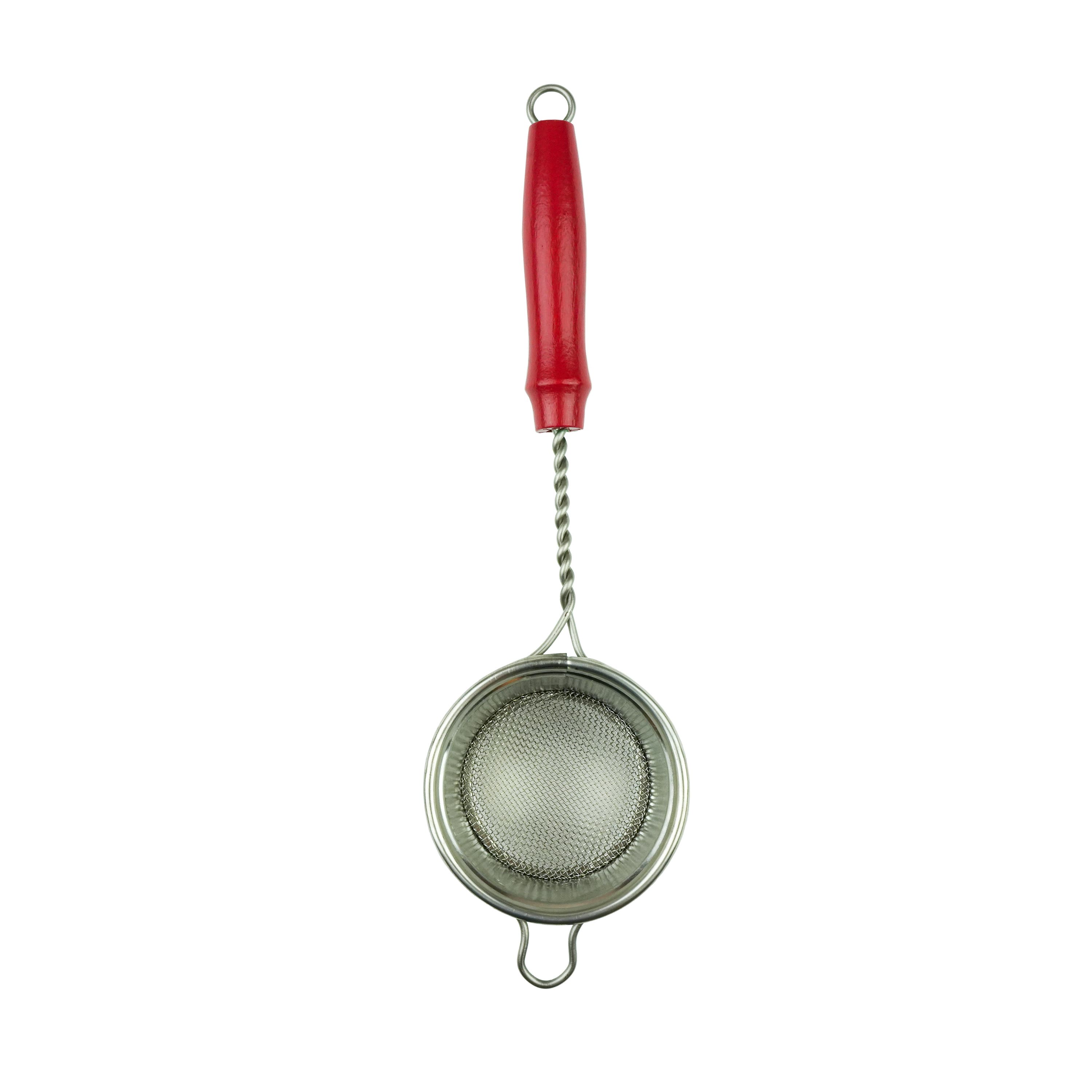 Red Tea Strainer
