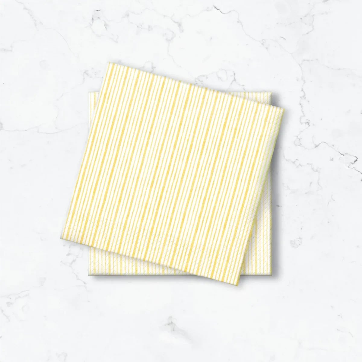 Servett Rand gul 40×40 cm 50 st