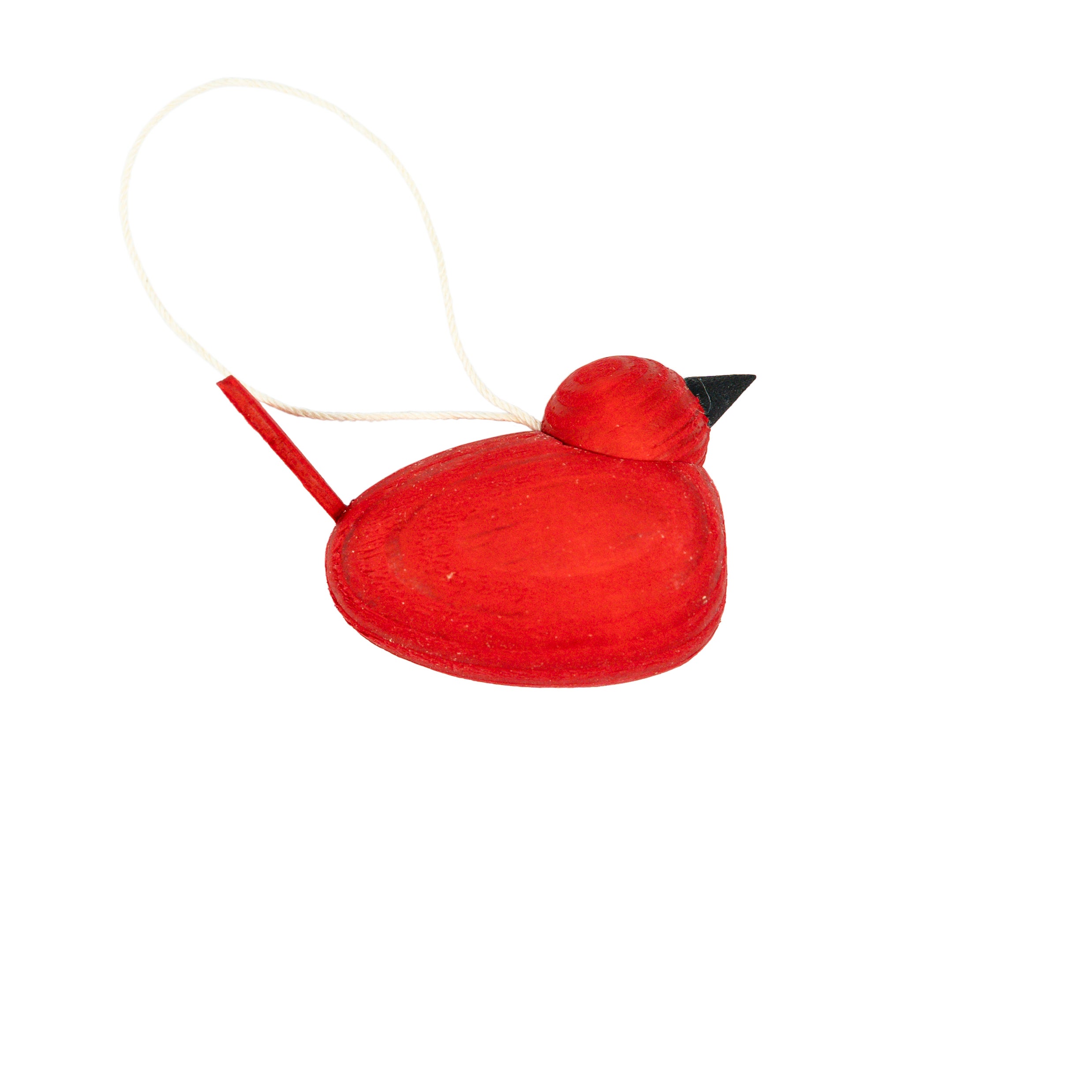 Hanging Bird Ornament Red