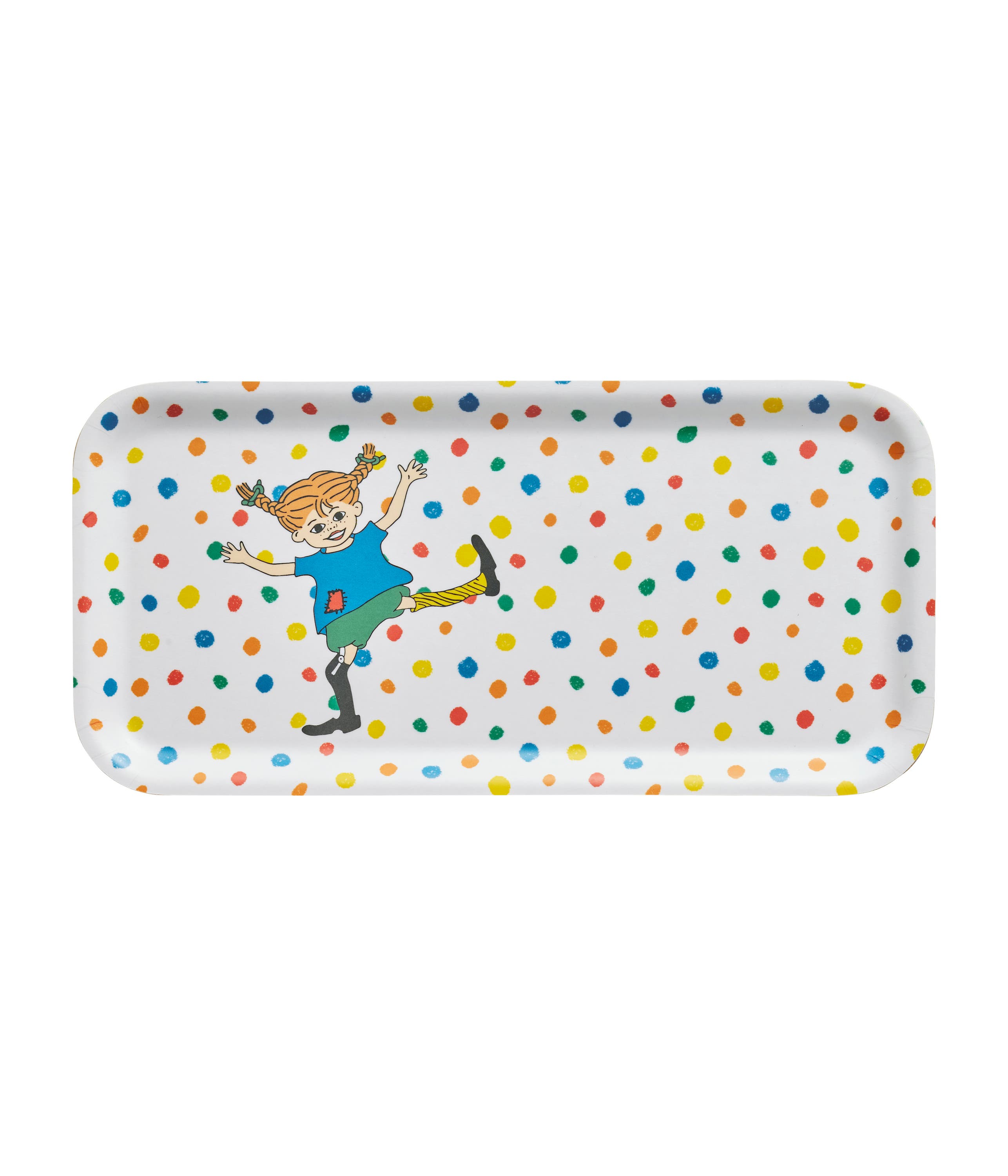 Bricka Pippi Hoppsansa 27x13 cm
