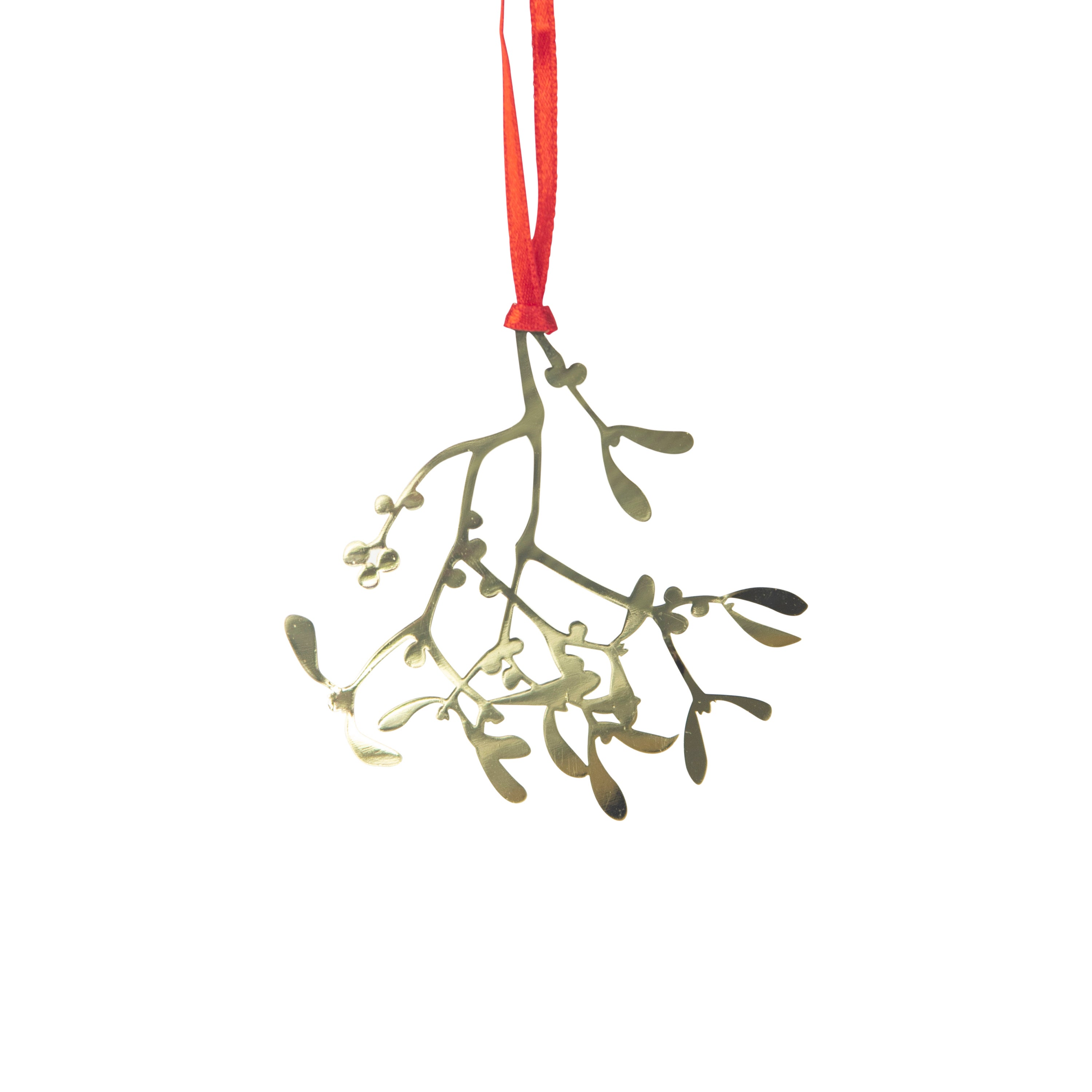 Mistletoe Ornament Gold