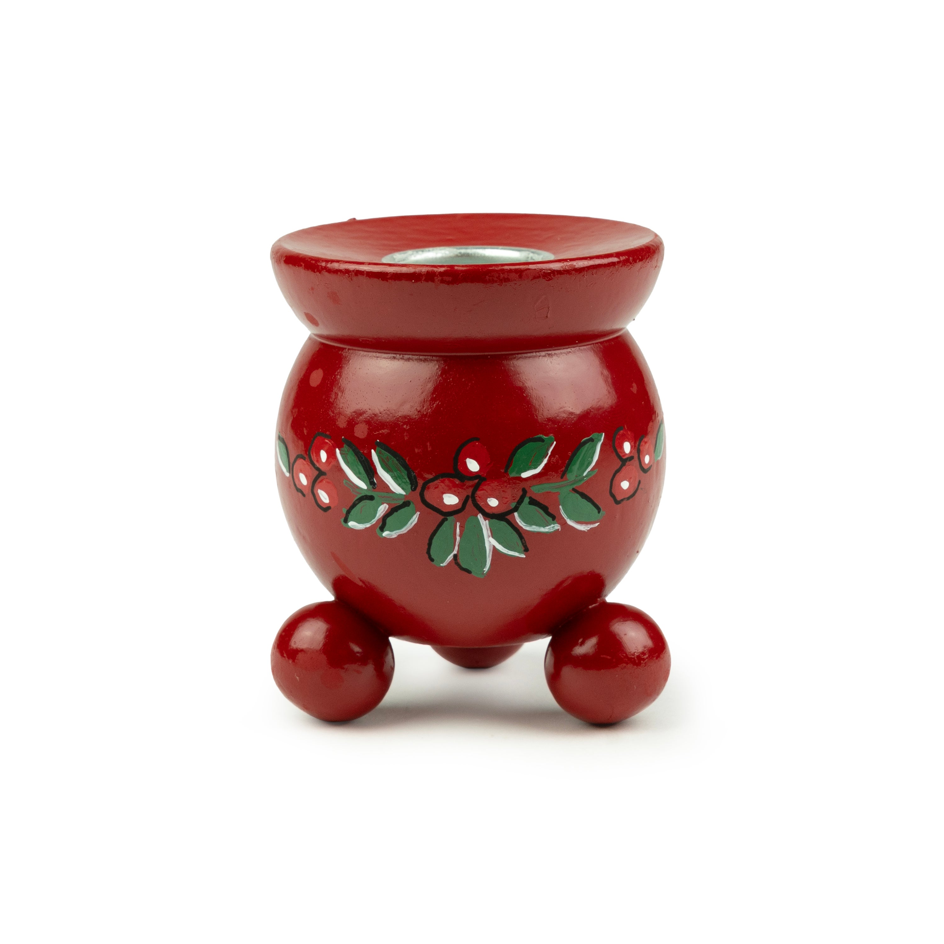 Kulljusstake Kronljus Lingon