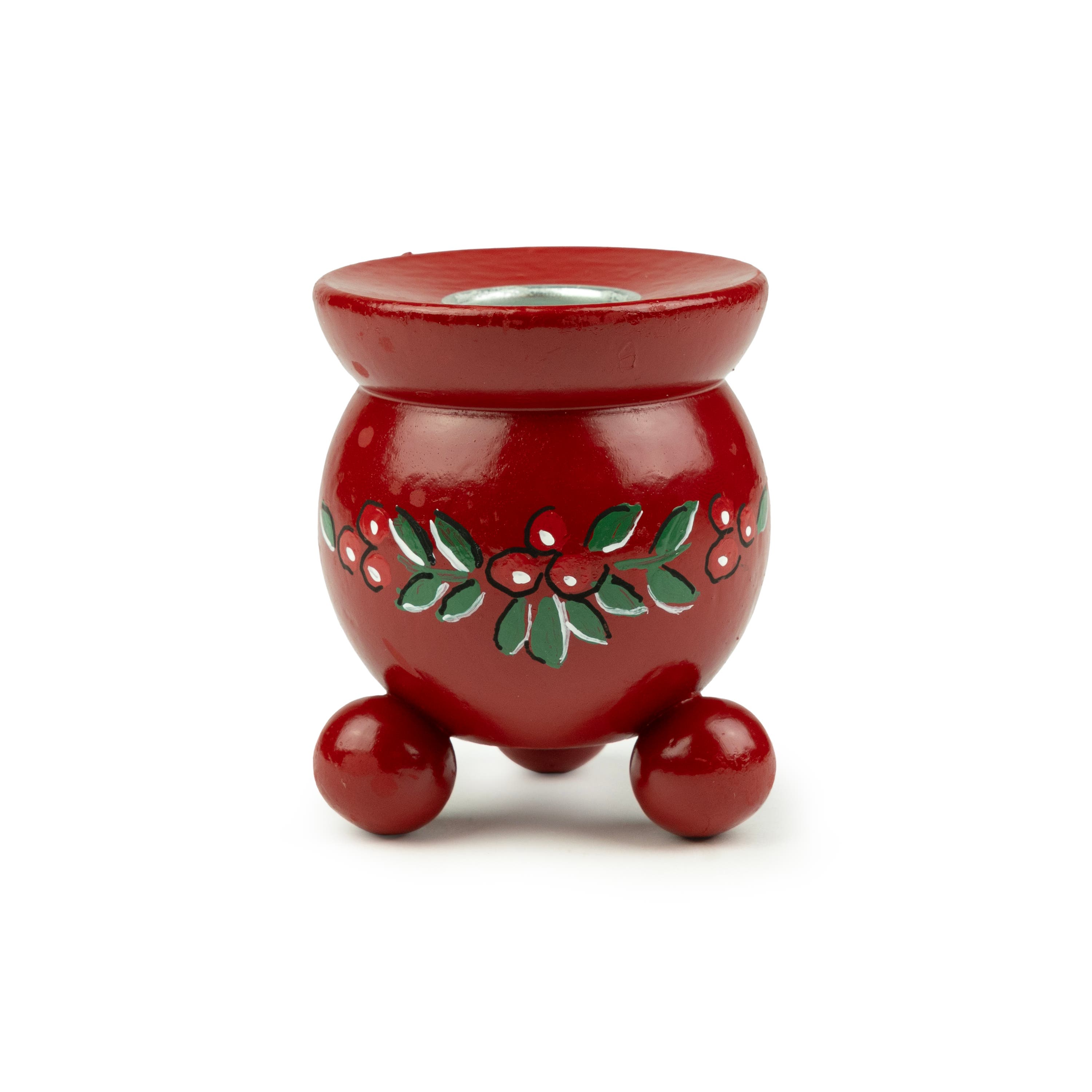 Kulljusstake Kronljus Lingon