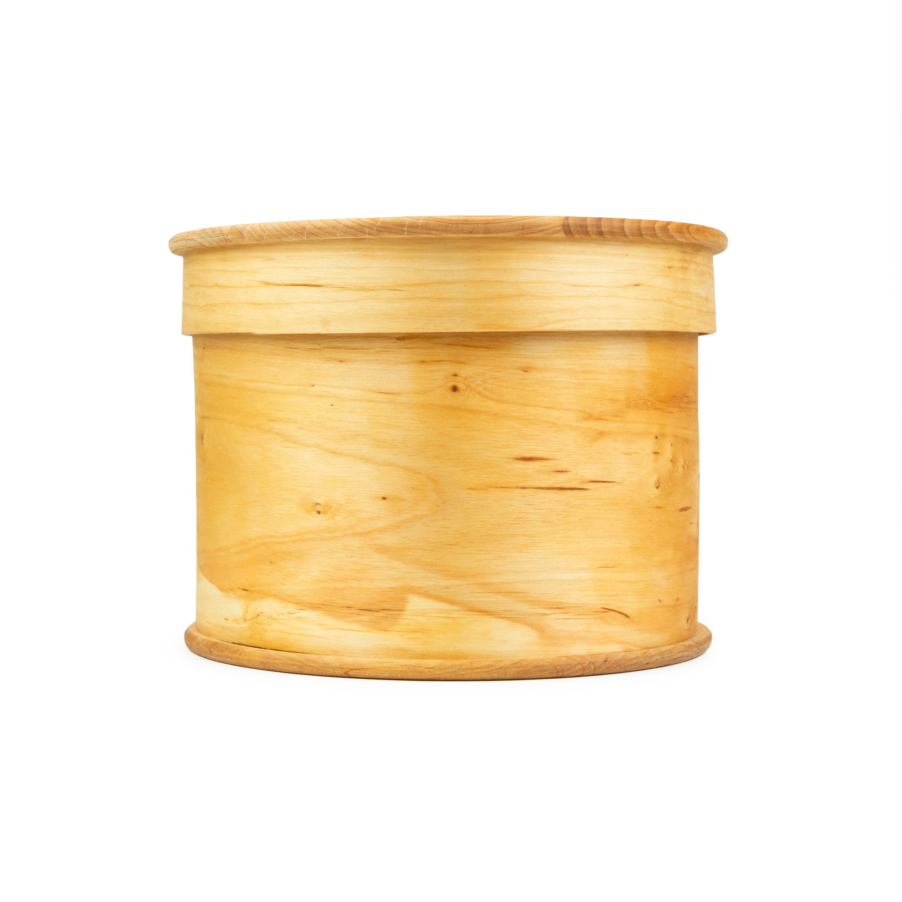 Bentwood Box with Lid in Oiled Alder, 18 cm