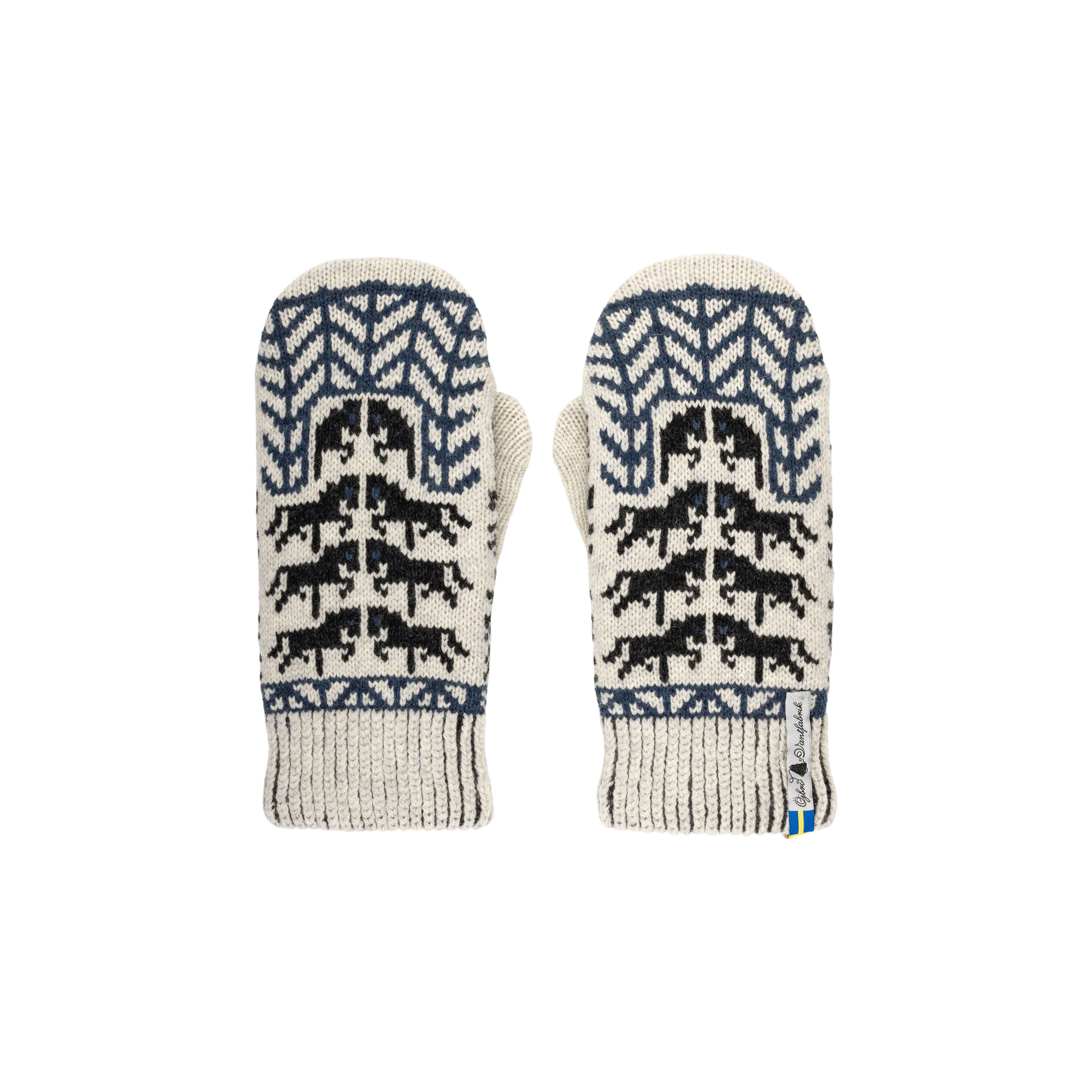 Mitten Merino Wool Gotland Kalk