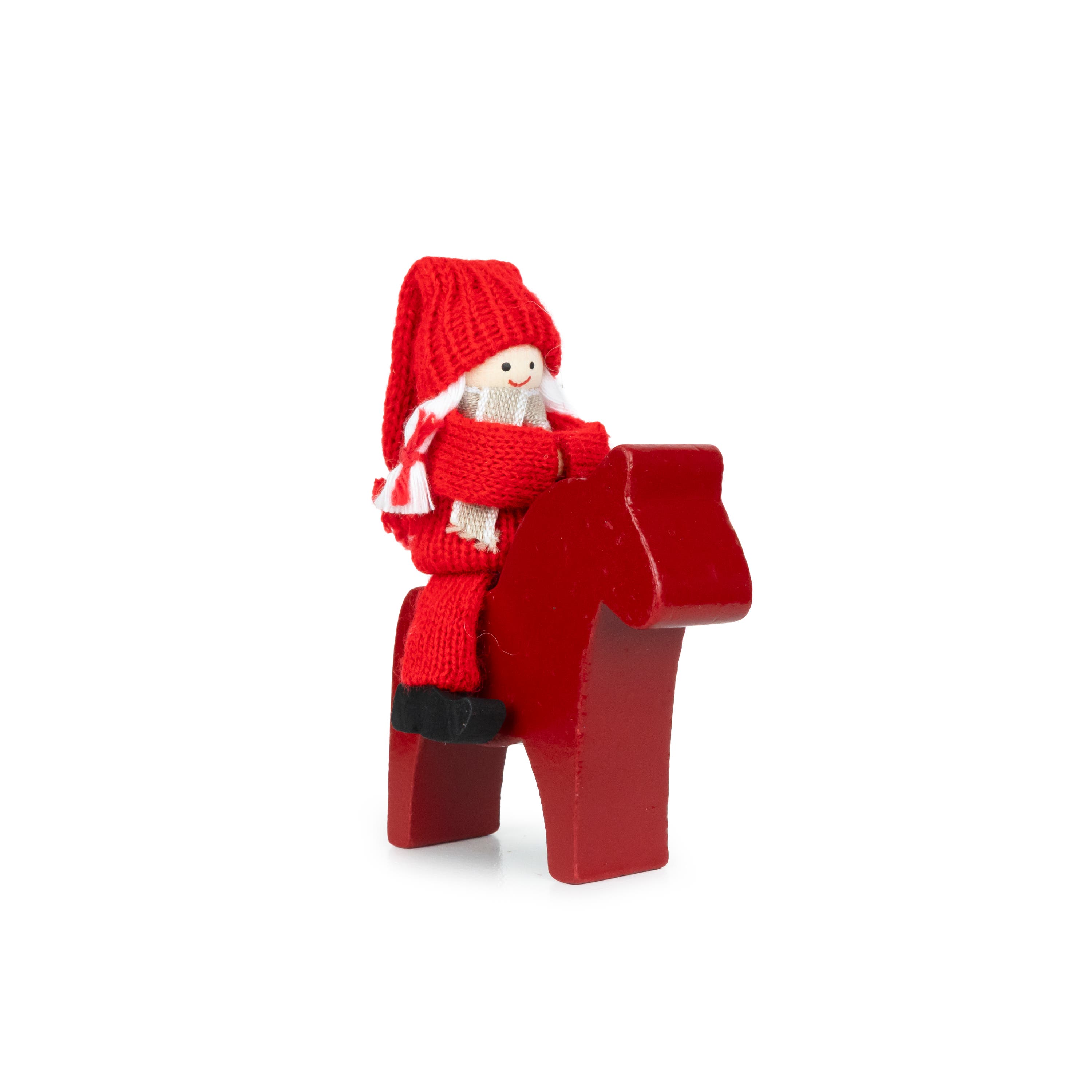 Santa Girl on Horse