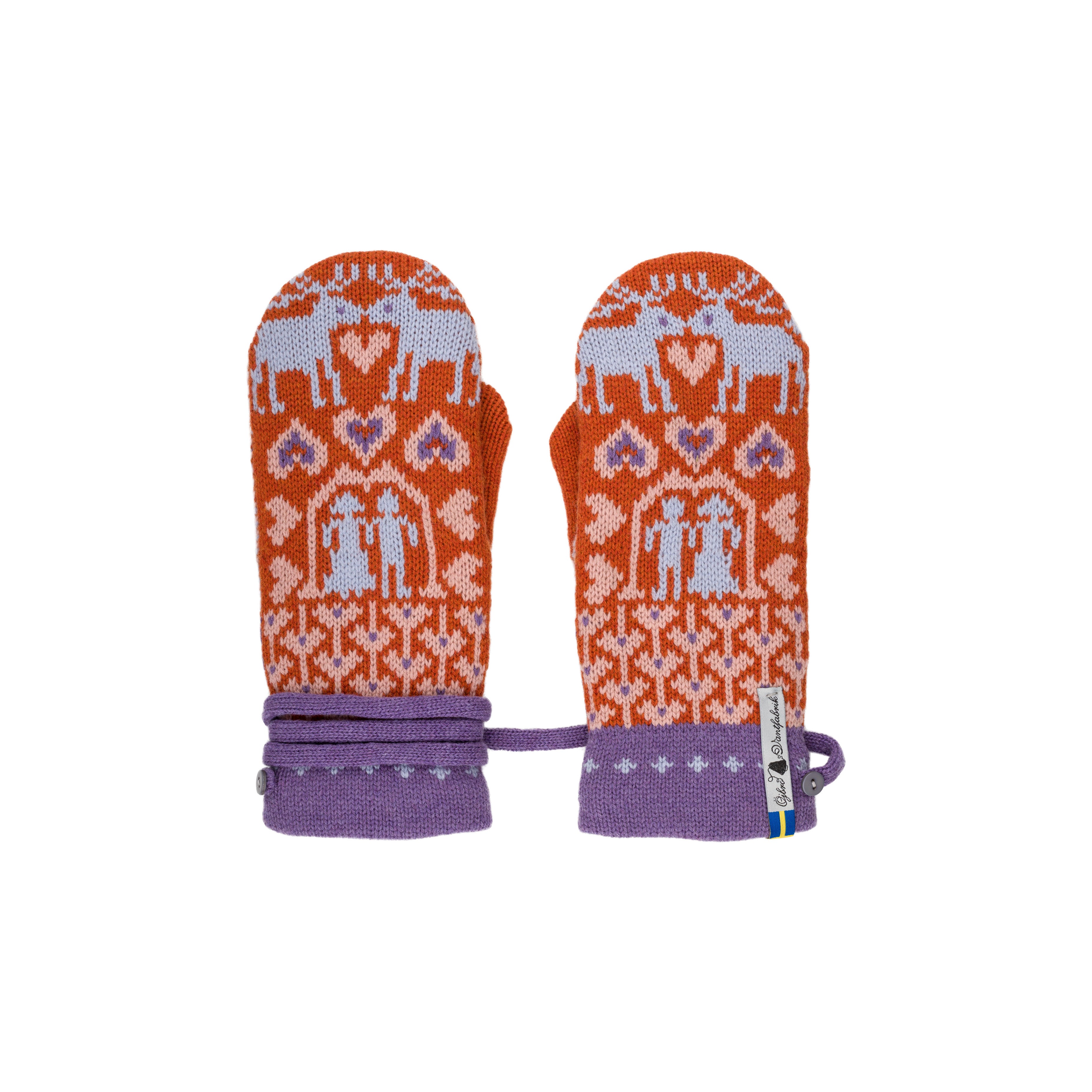 Wool Mittens Fästfolk Estelle&Esbjörn