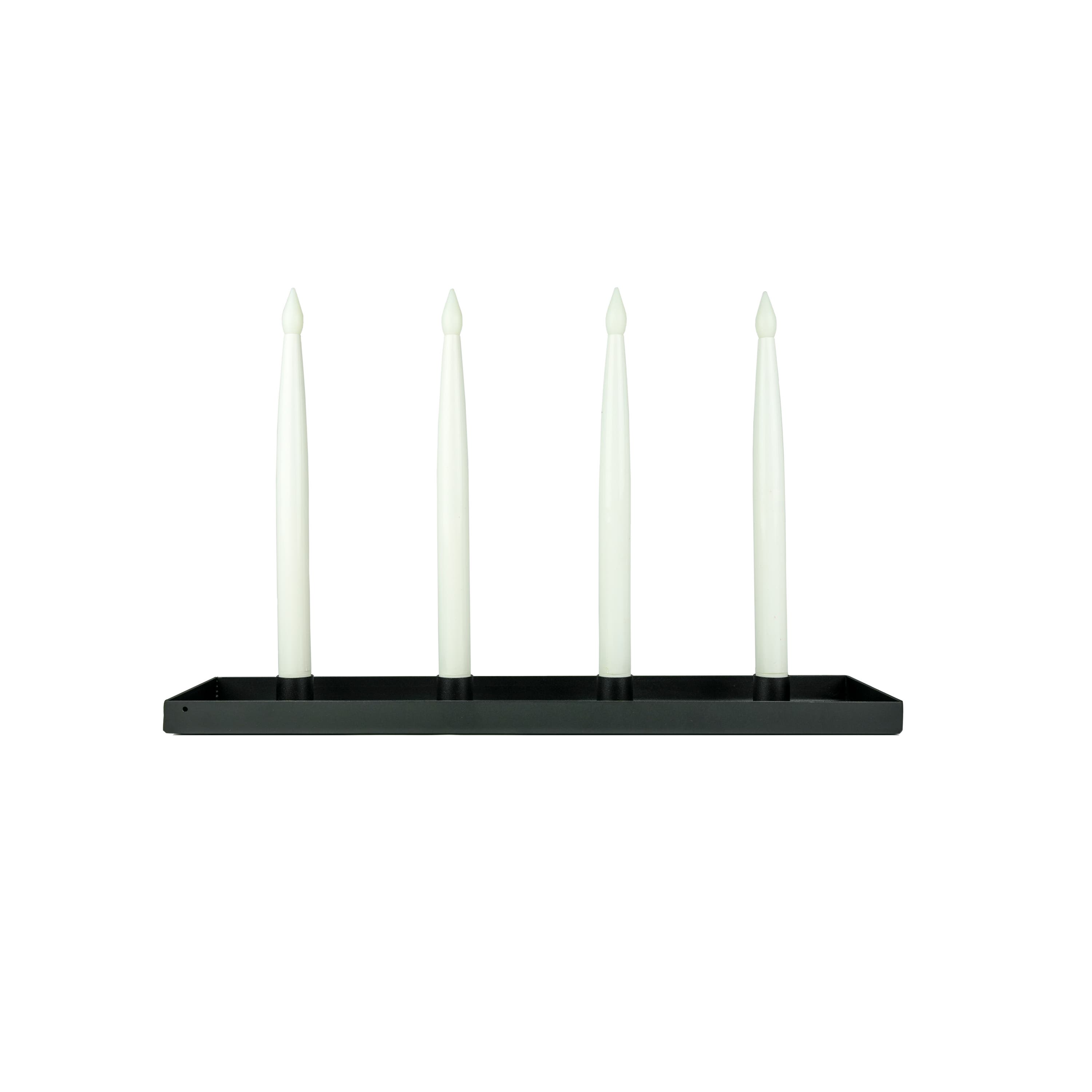 Black Advent Candle Holder