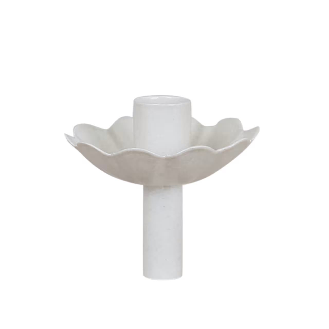 Candle Holder Ingrid White