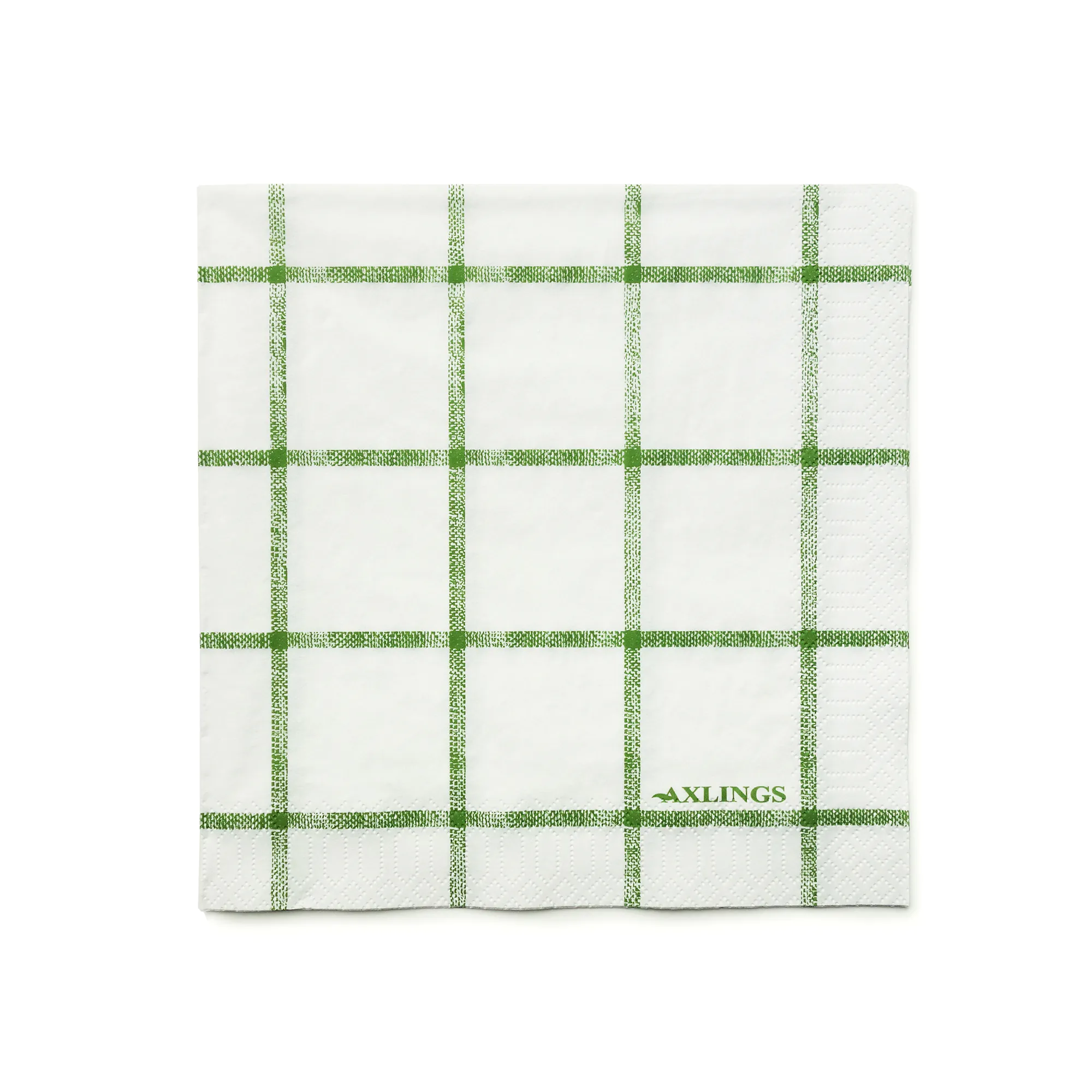 Servett Köksruta Grön 50-pack 40x40 