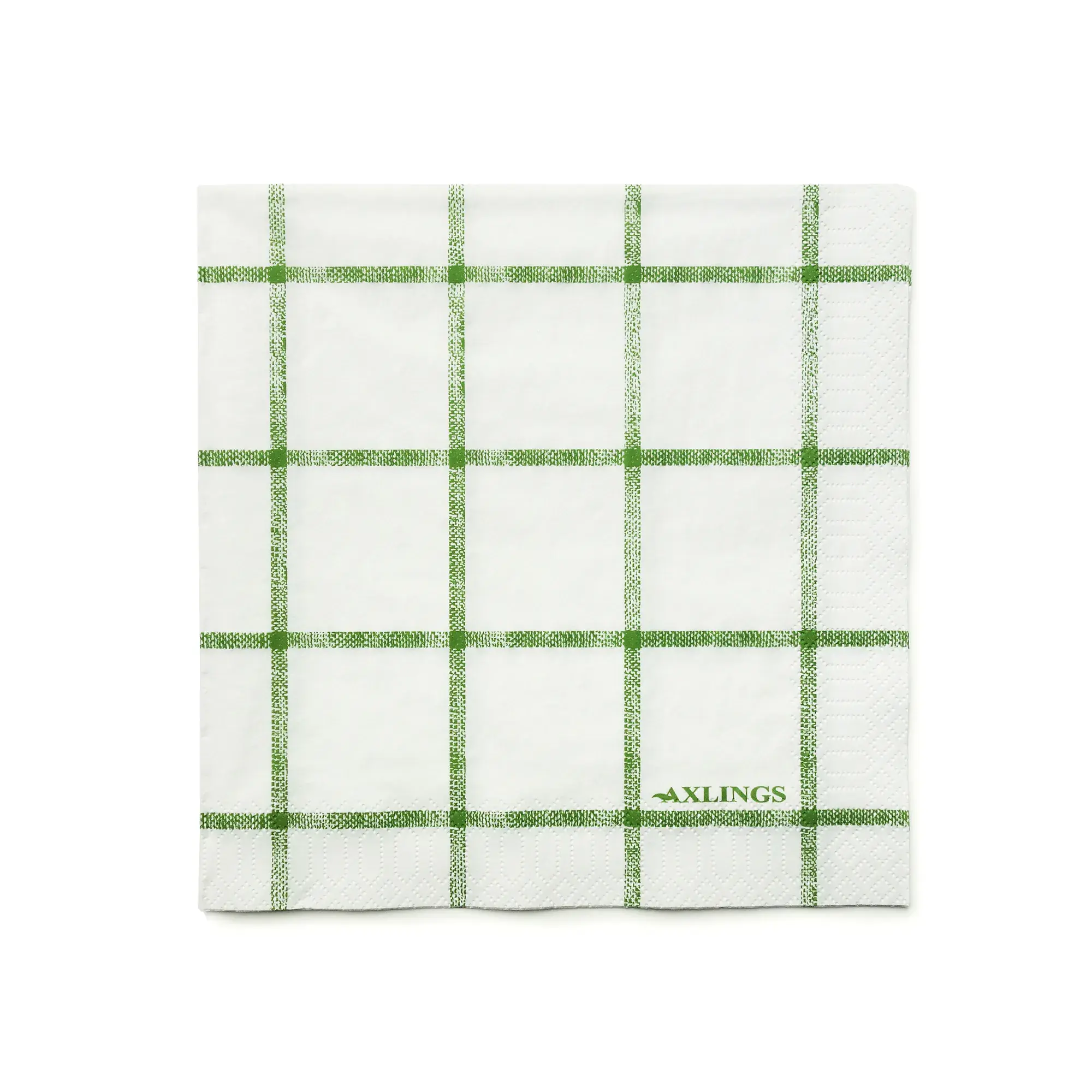 Servett Köksruta Grön 50-pack 40x40