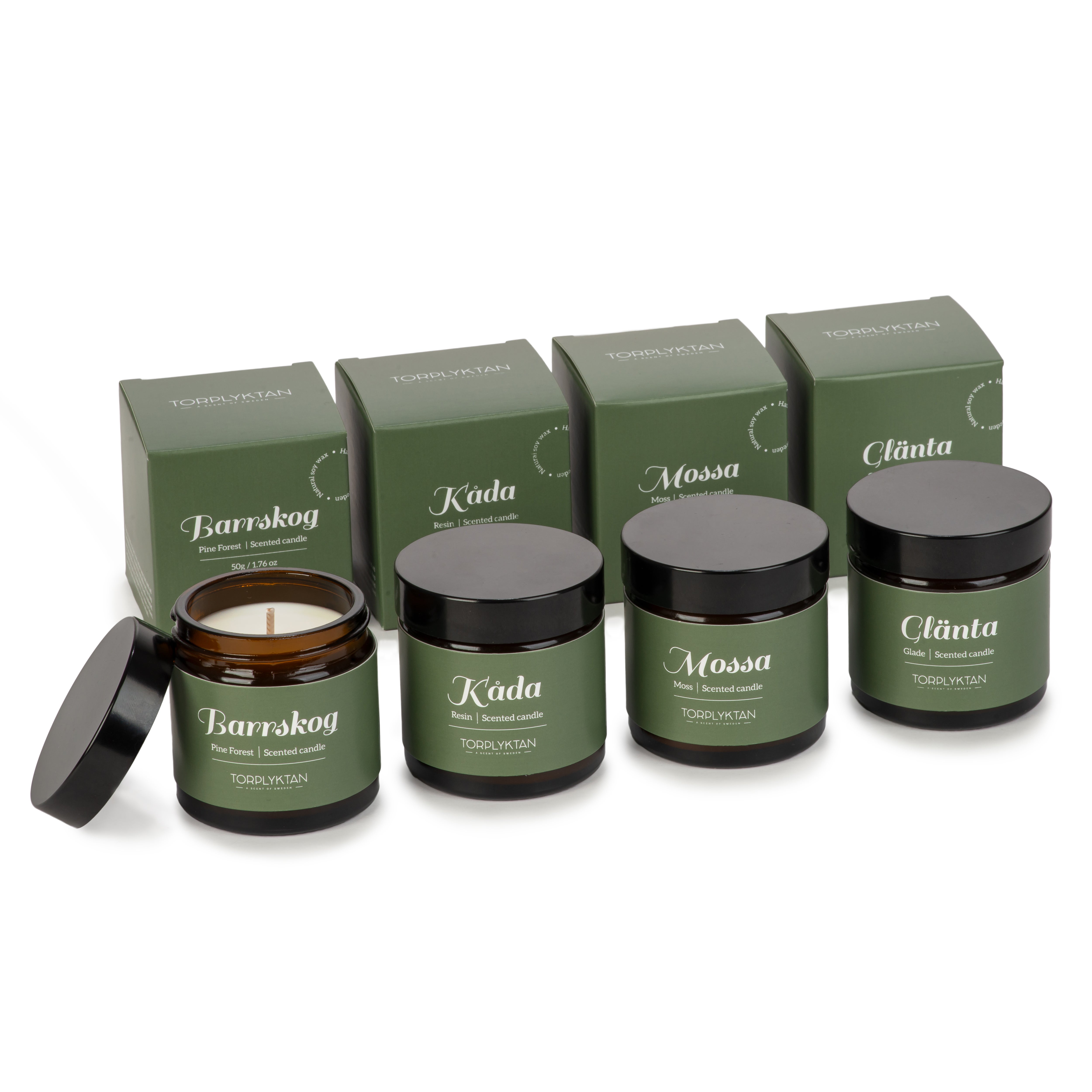 Scented Candles Northern Woods 4-pack 50 g