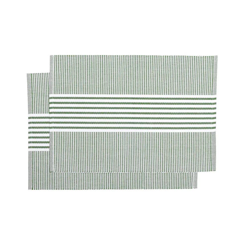 Isa Green Placemats 33x45 cm 2-Pack