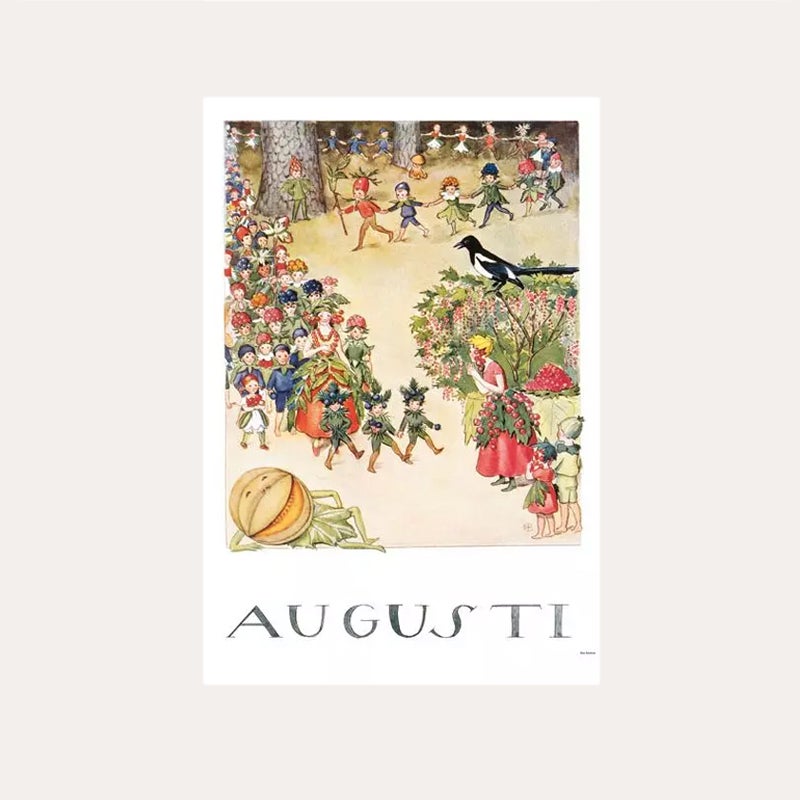 Monthly Card Beskow August