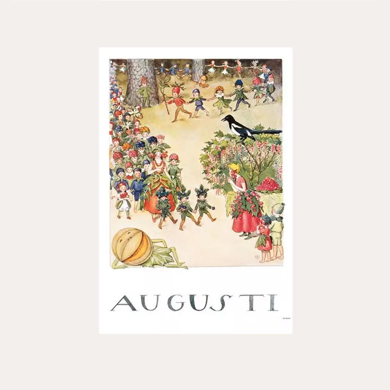 Monthly Card Beskow August