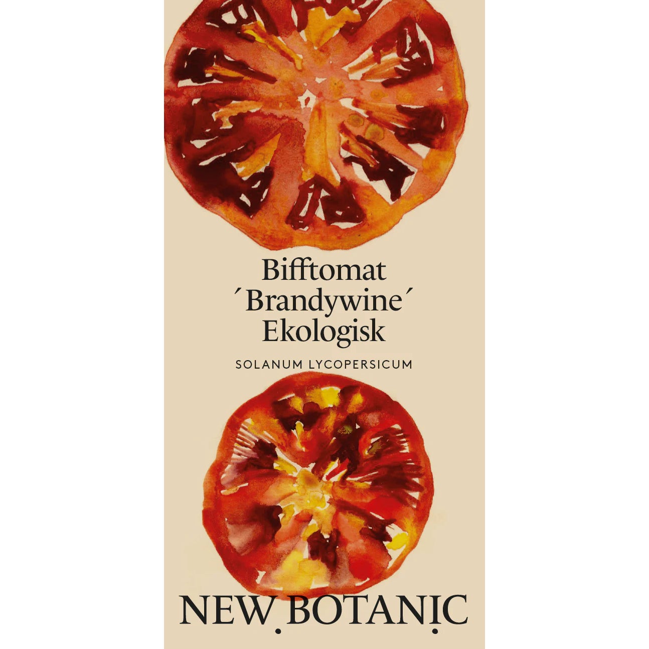 Seed Packet - Beefsteak Tomato 'Brandywine' Organic