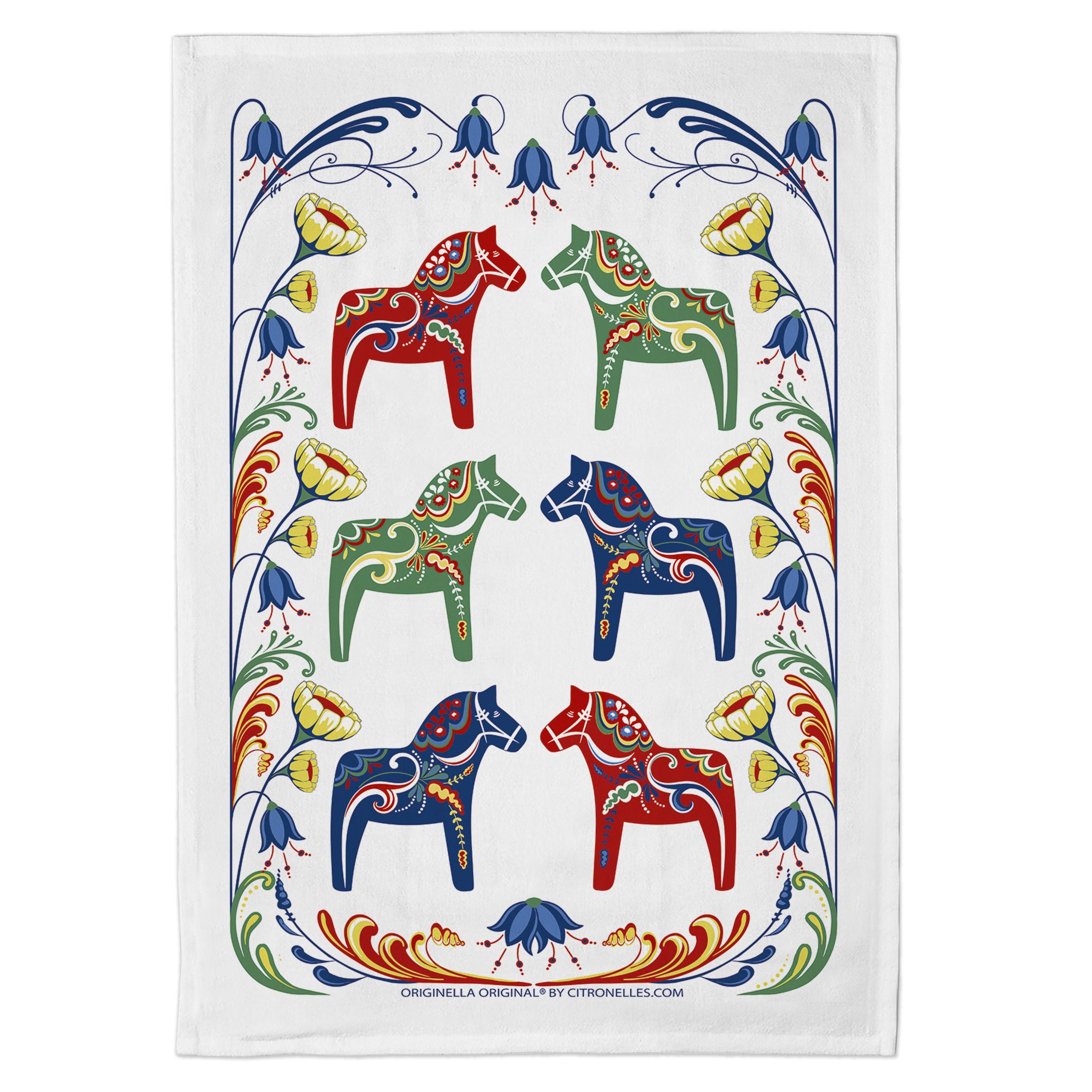 Kökshandduk Dalom Dalahästar 50x70 cm