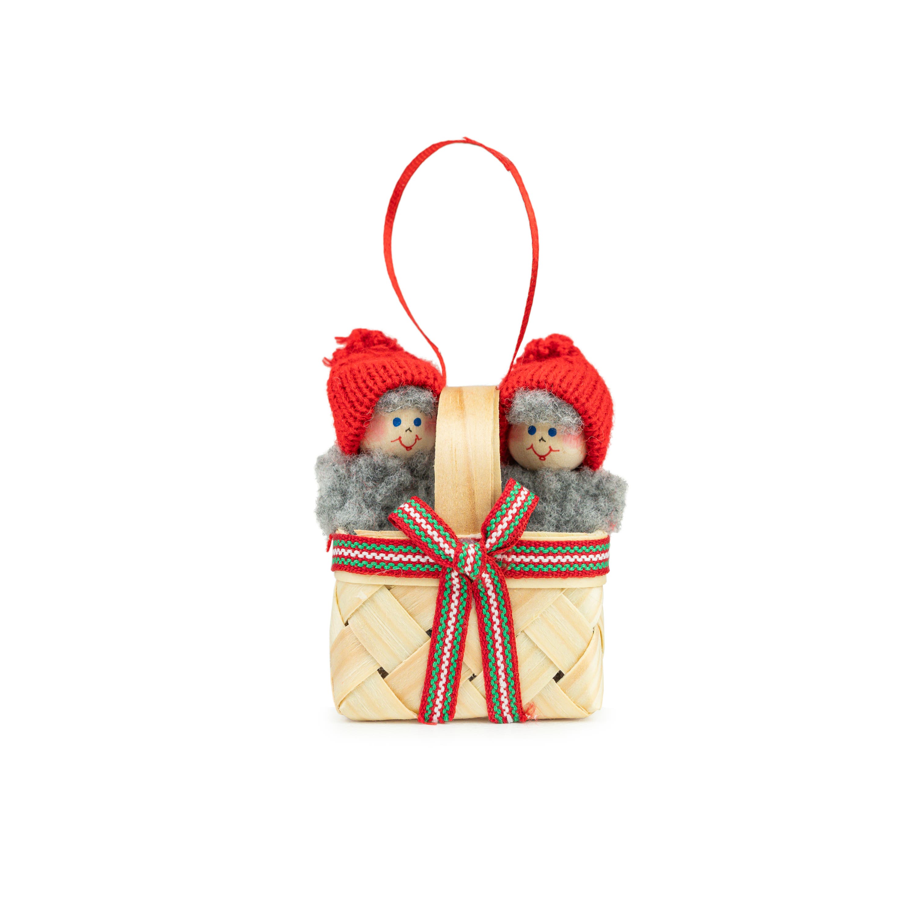 Santa's Helpers in Basket