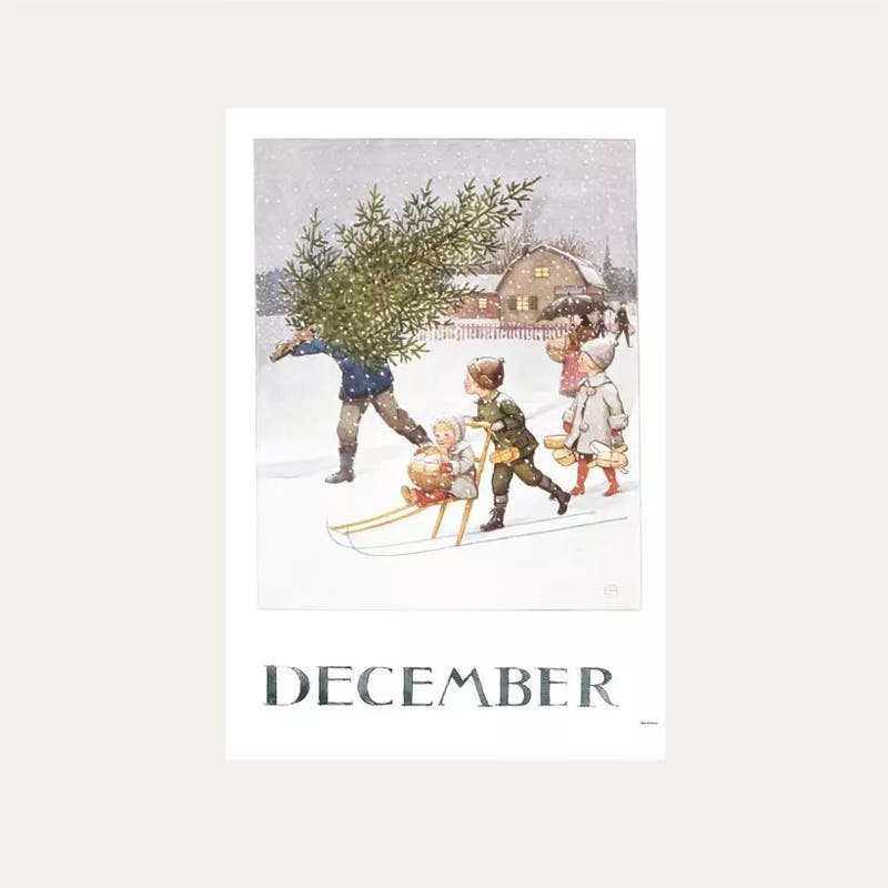 Monthly Card Beskow December