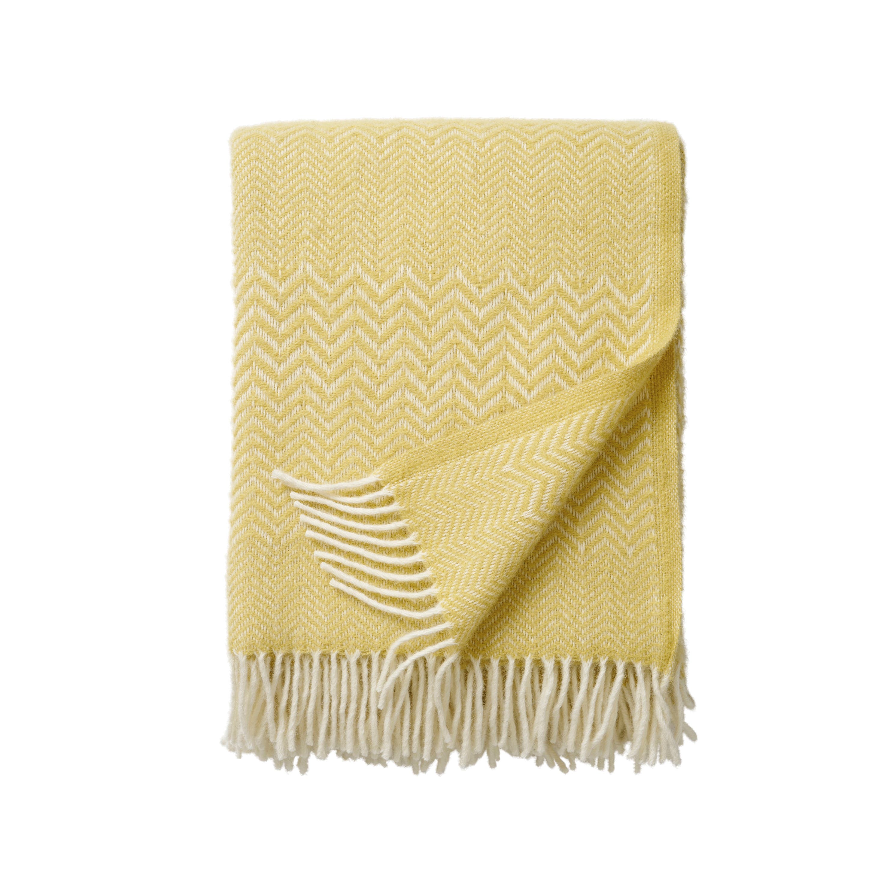Klippan Blanket Zigzag Yellow