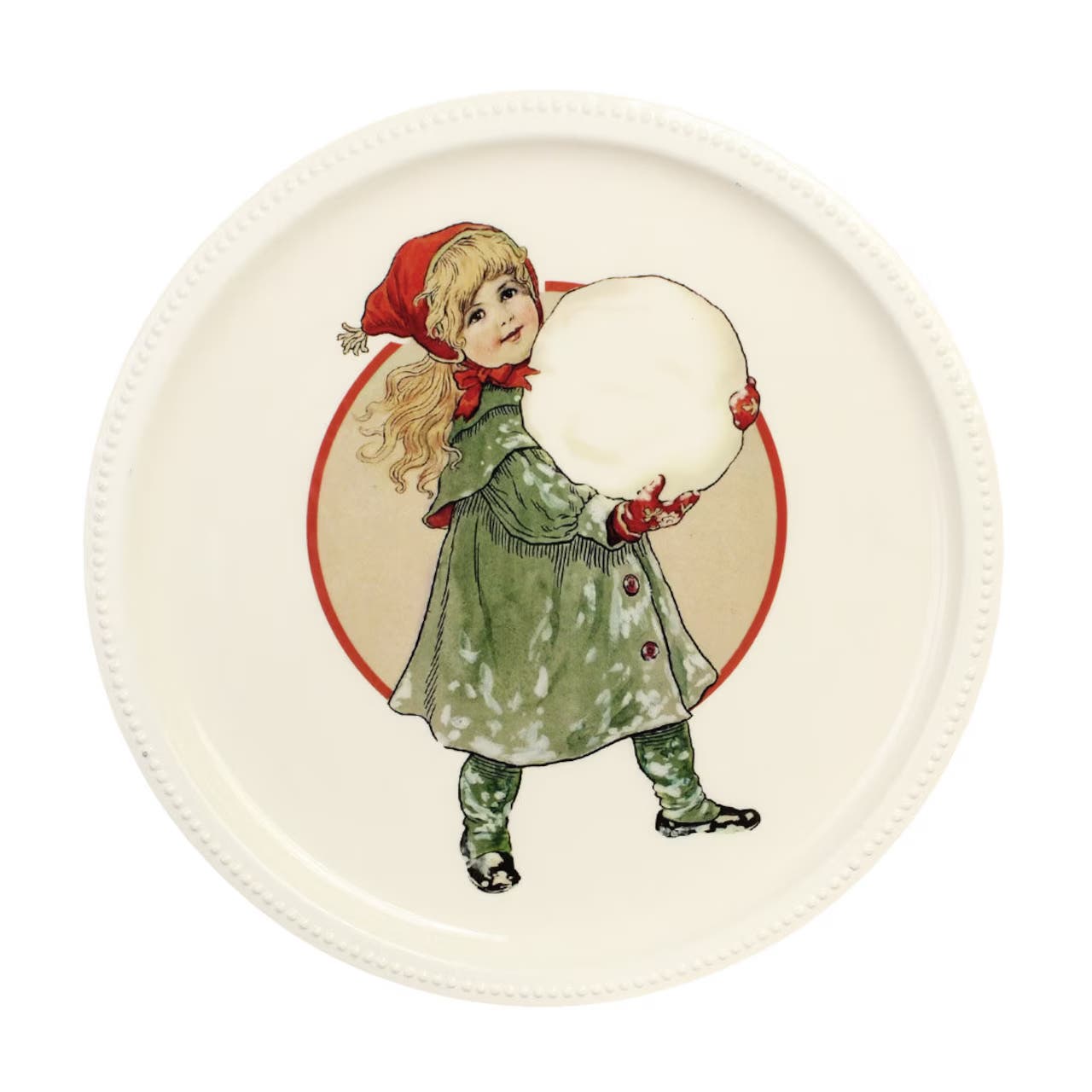 Round Tray Snowball