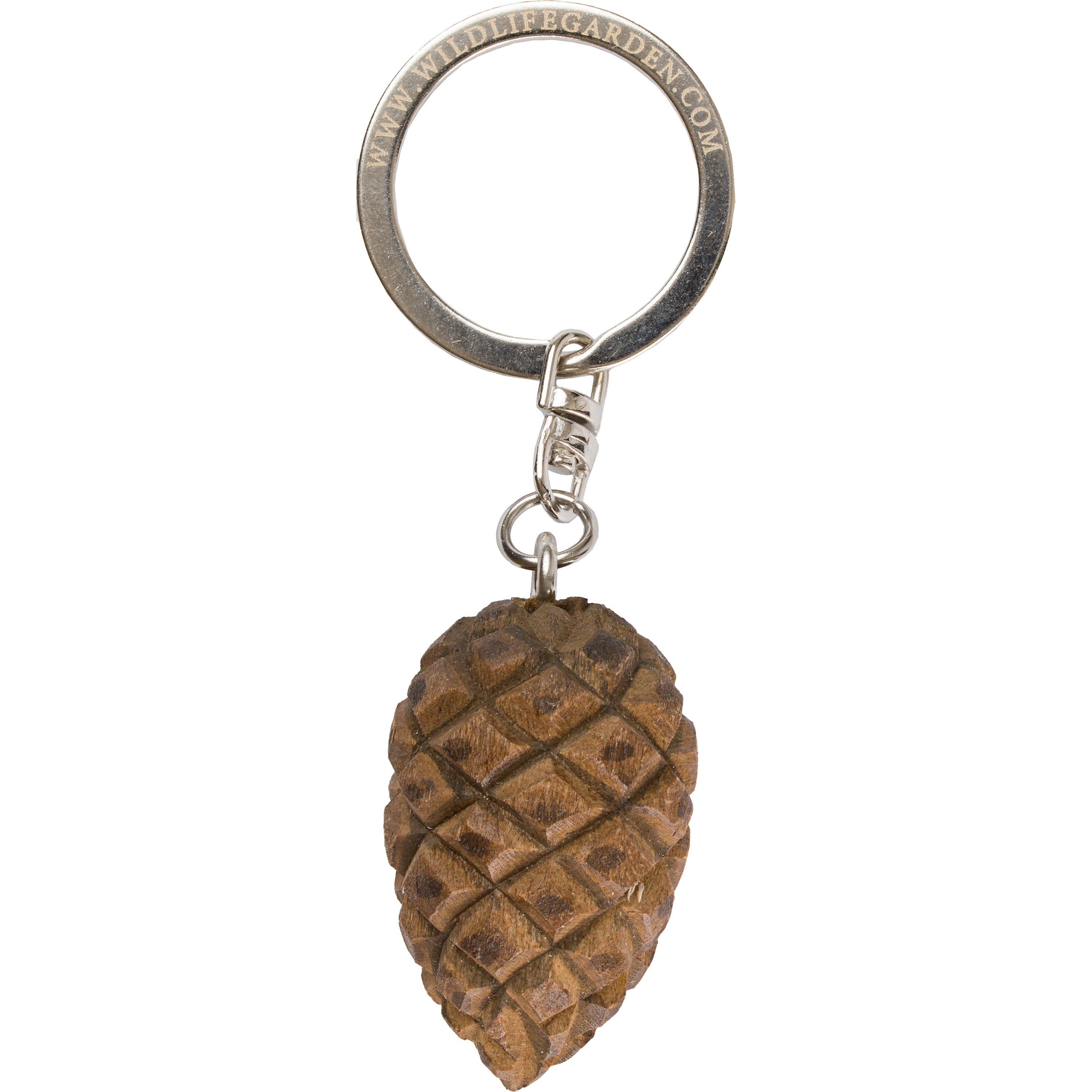 Acorn Keyring in Wood
