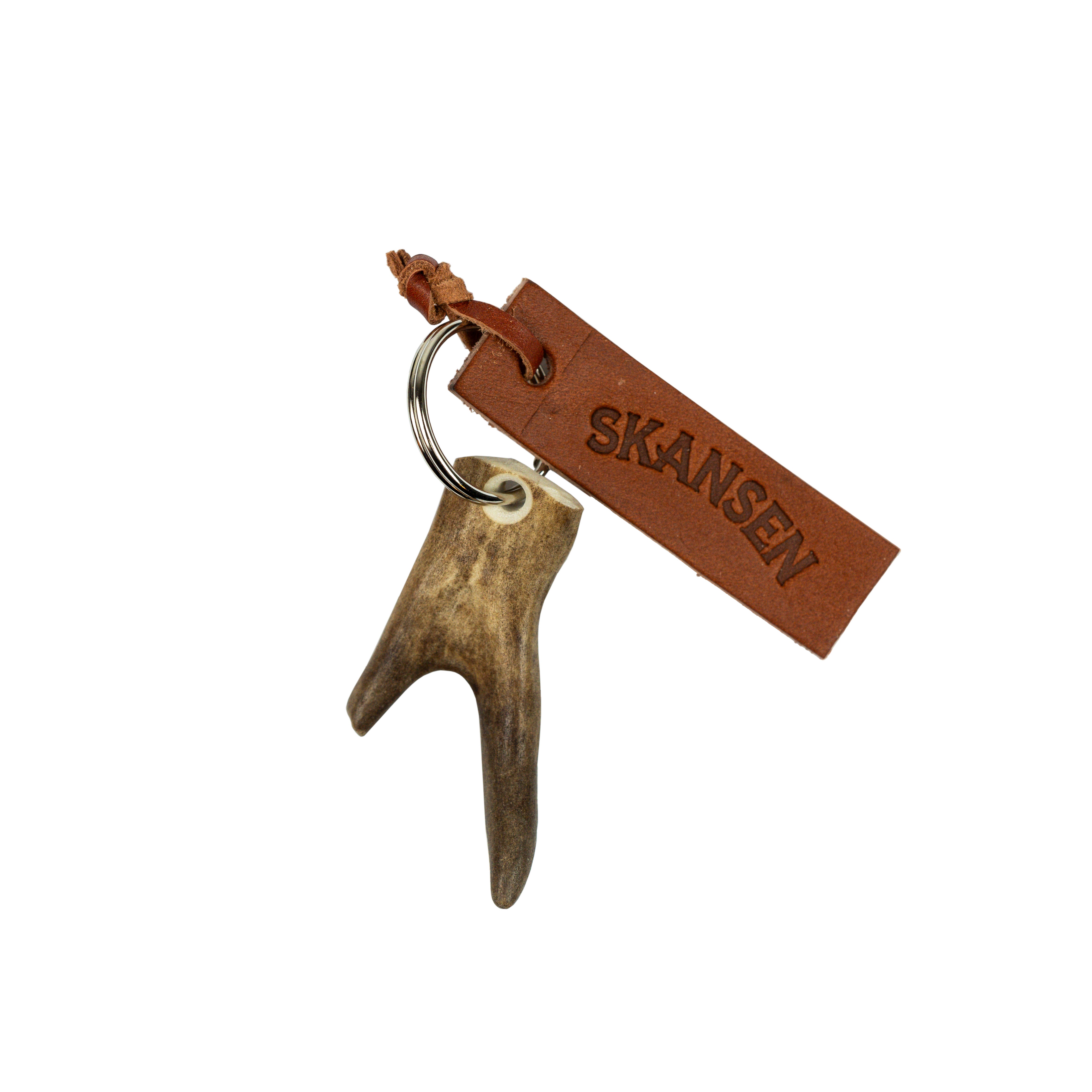 Reindeer Antler Keychain – Handmade in Natural Materials
