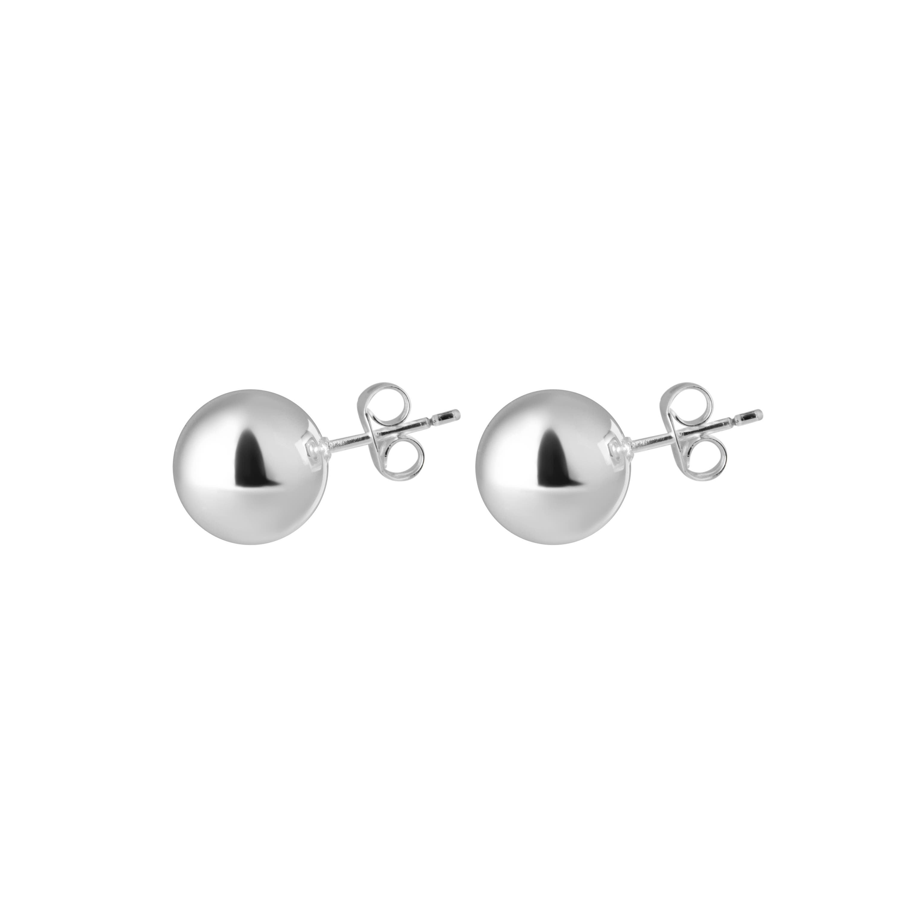 Skultuna Earrings Ball Silver