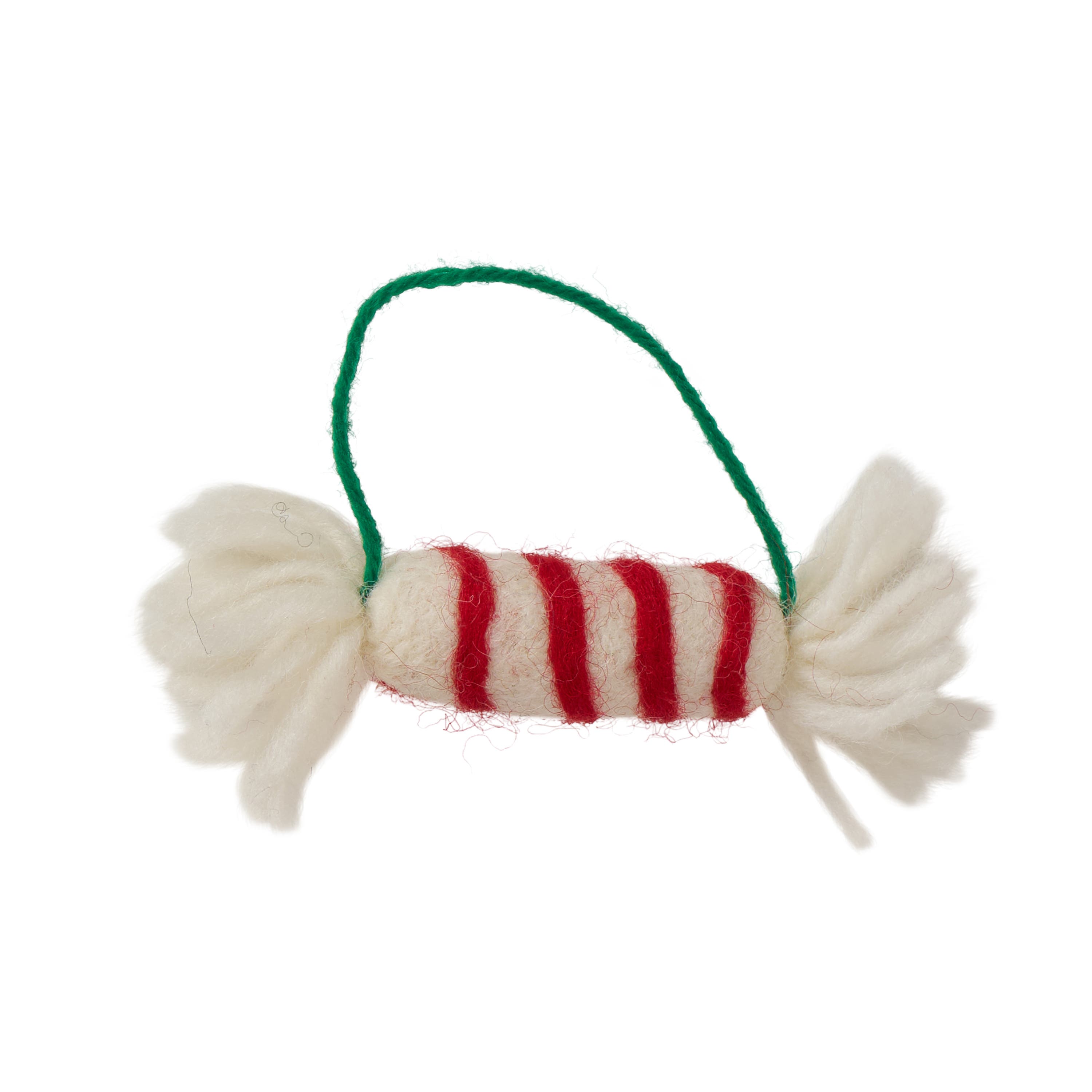 Felted Wool Christmas Cracker Ornament