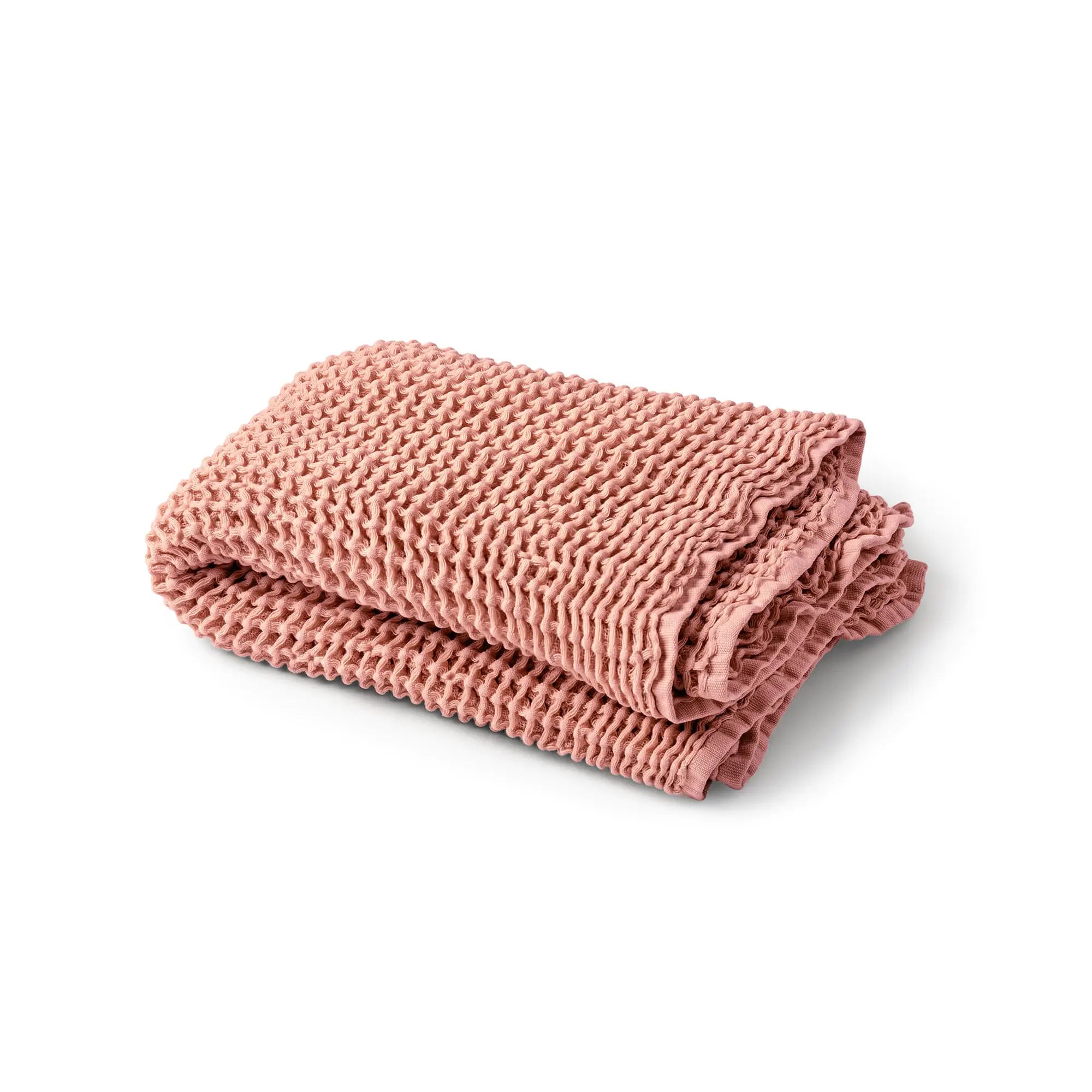 Handduk Våffla Rosa 50x70