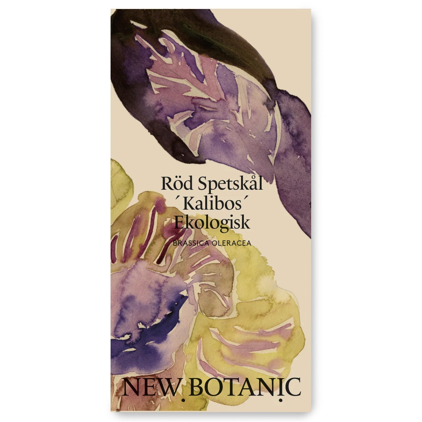 Seed Packet – Red Pointed Cabbage ‘Kalibos’, Organic