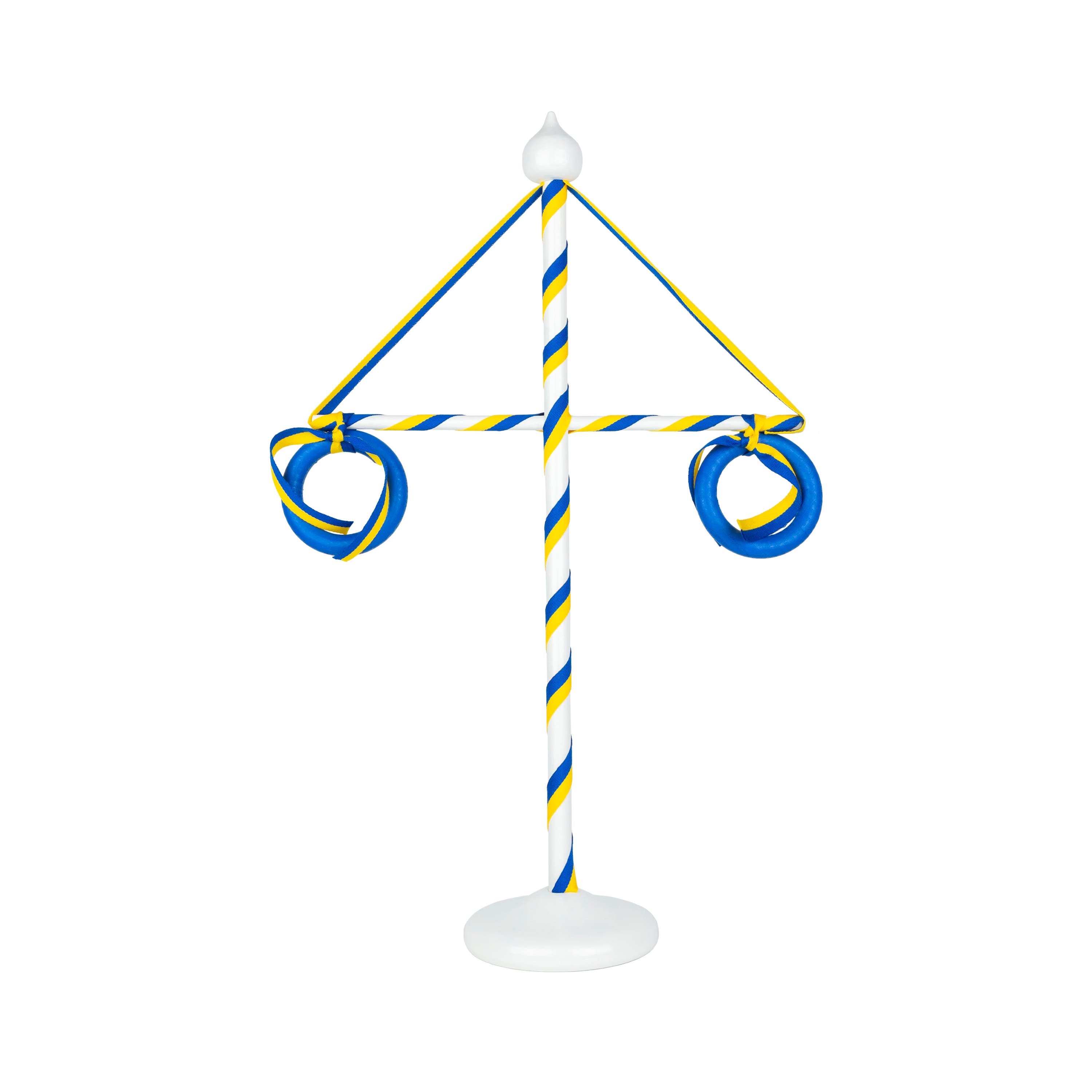 Swedish Midsummer Maypole, White 36 cm
