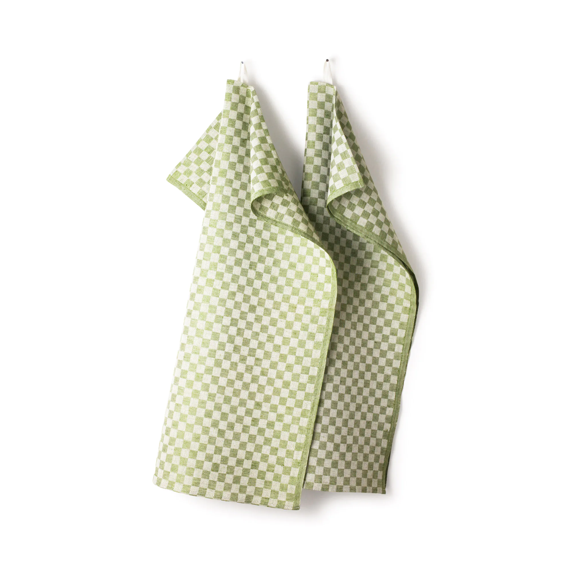 Axlings Towel Check Green 2-Pack 50x70