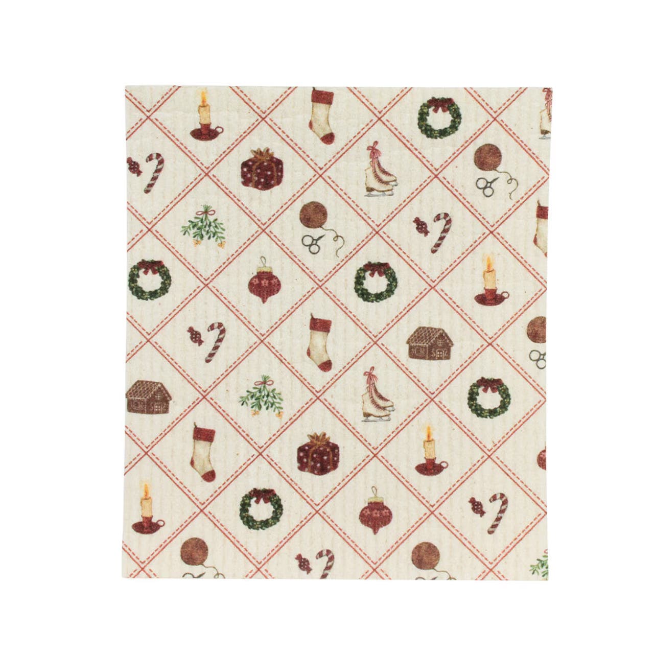 Dish Cloth Christmas Time