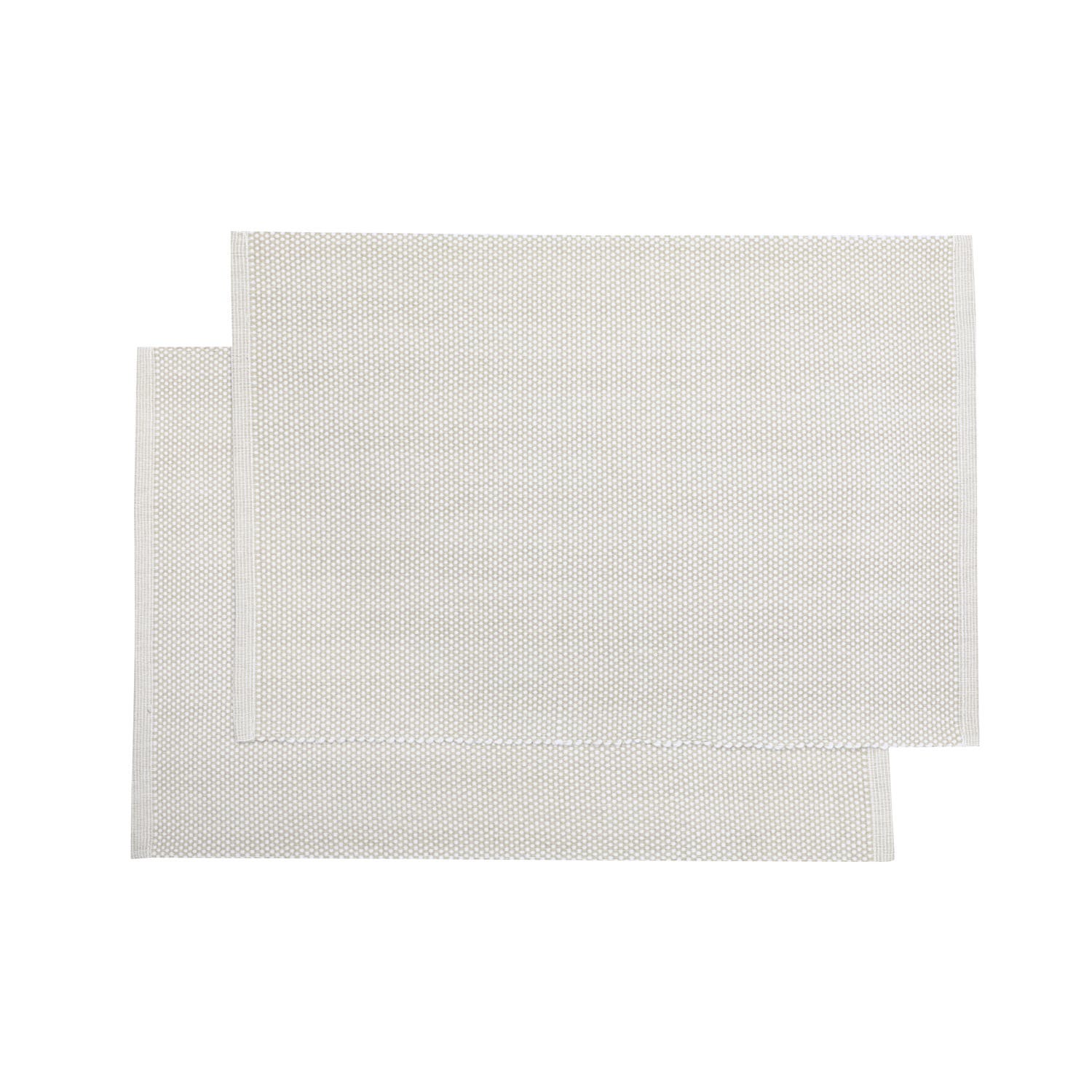 Placemat Kalle Linen/White, 2-pack, 33x45 cm