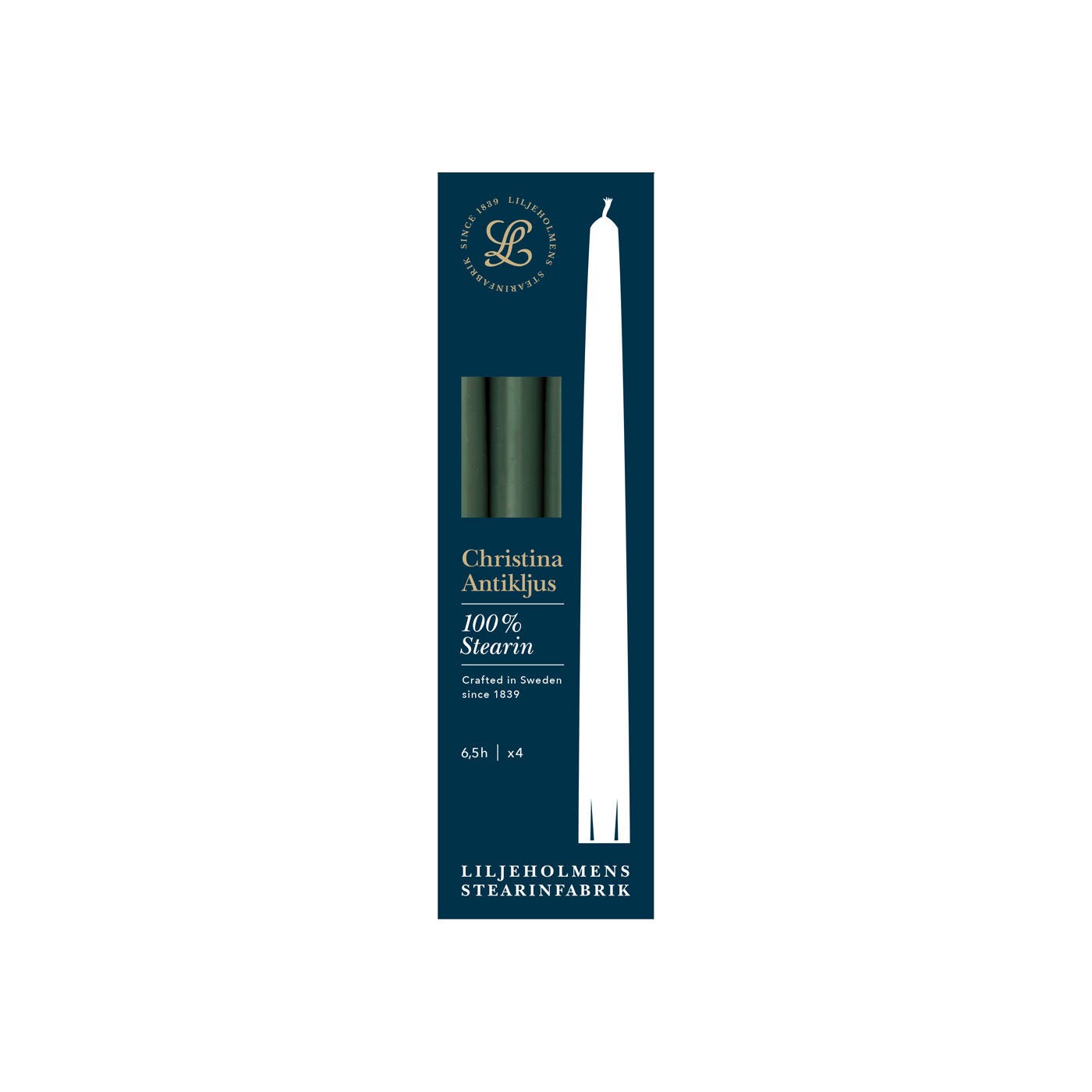 Antikljus Christina 4-pack Gran