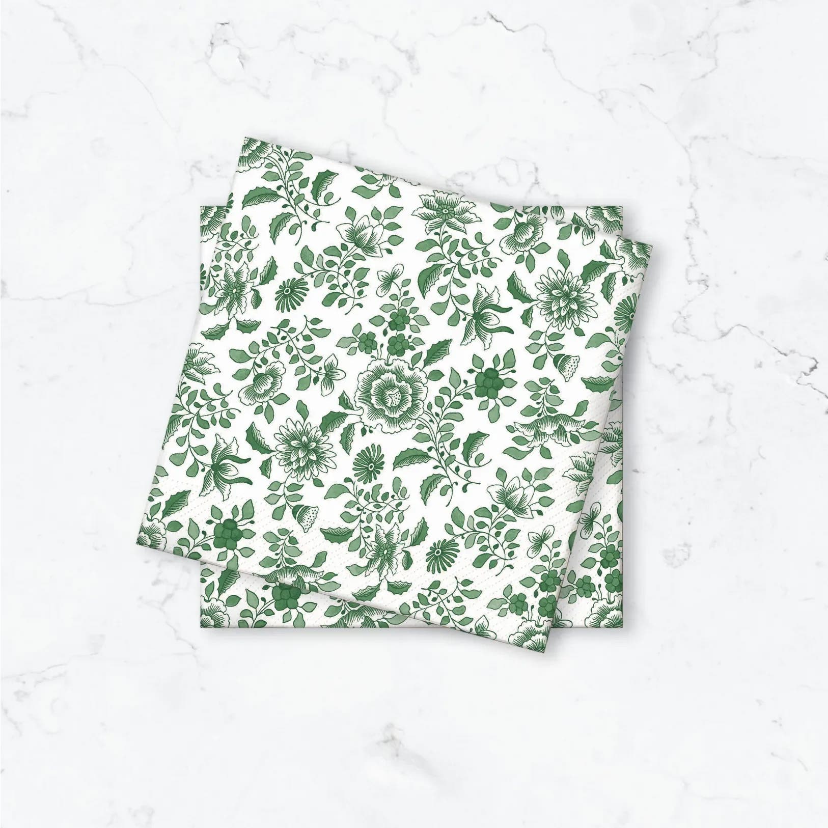 Servett Nejlika grön 40×40 cm 50 st