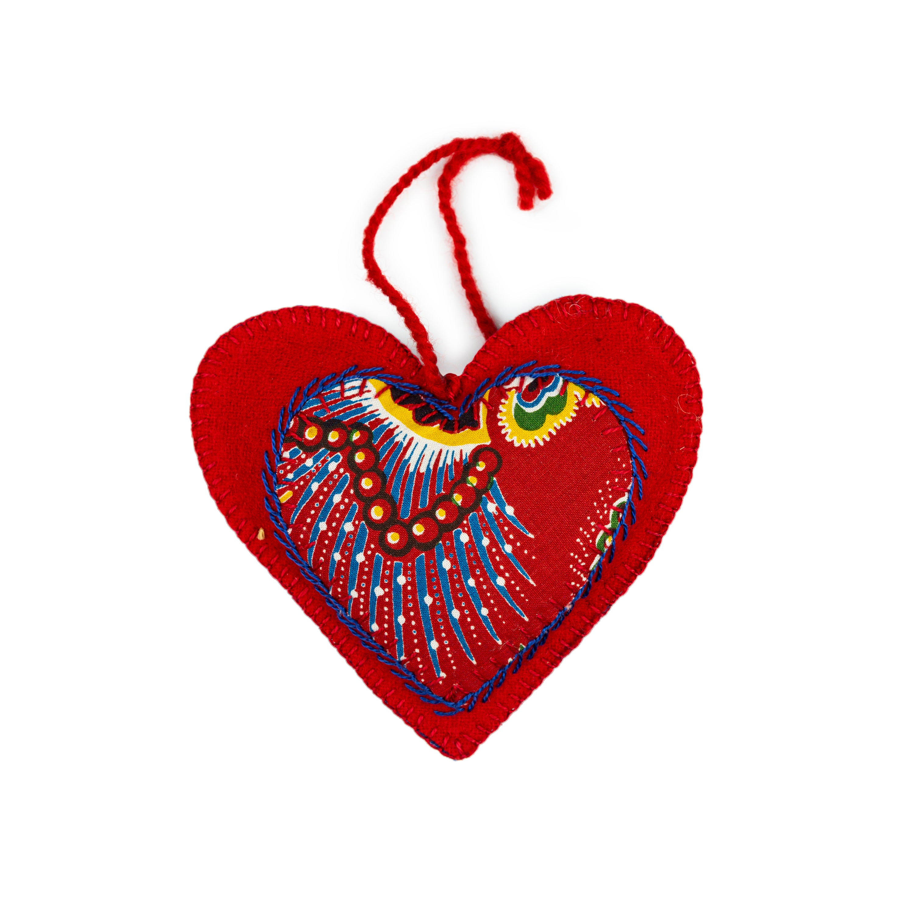 Handsydda Hängen Hjärtan