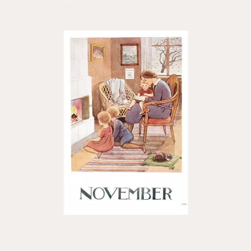 Monthly Card Beskow November